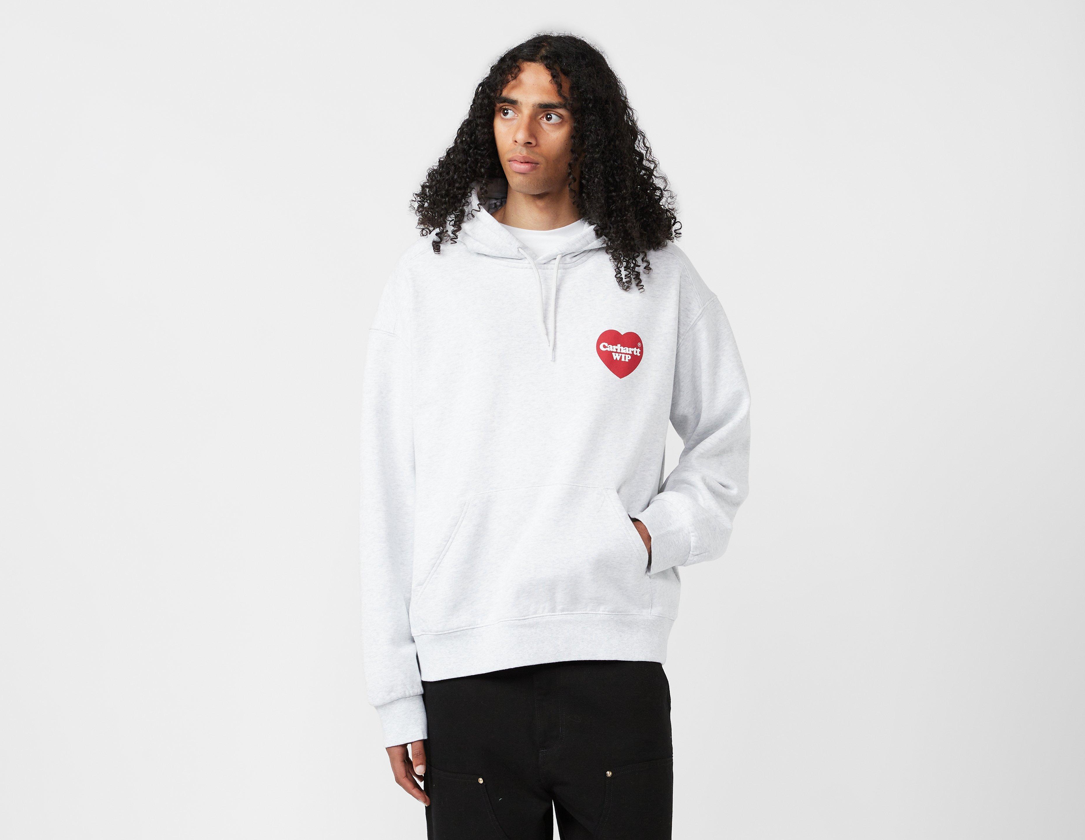 Carhartt WIP Heart Patch Hoodie in Black for Men | Lyst UK