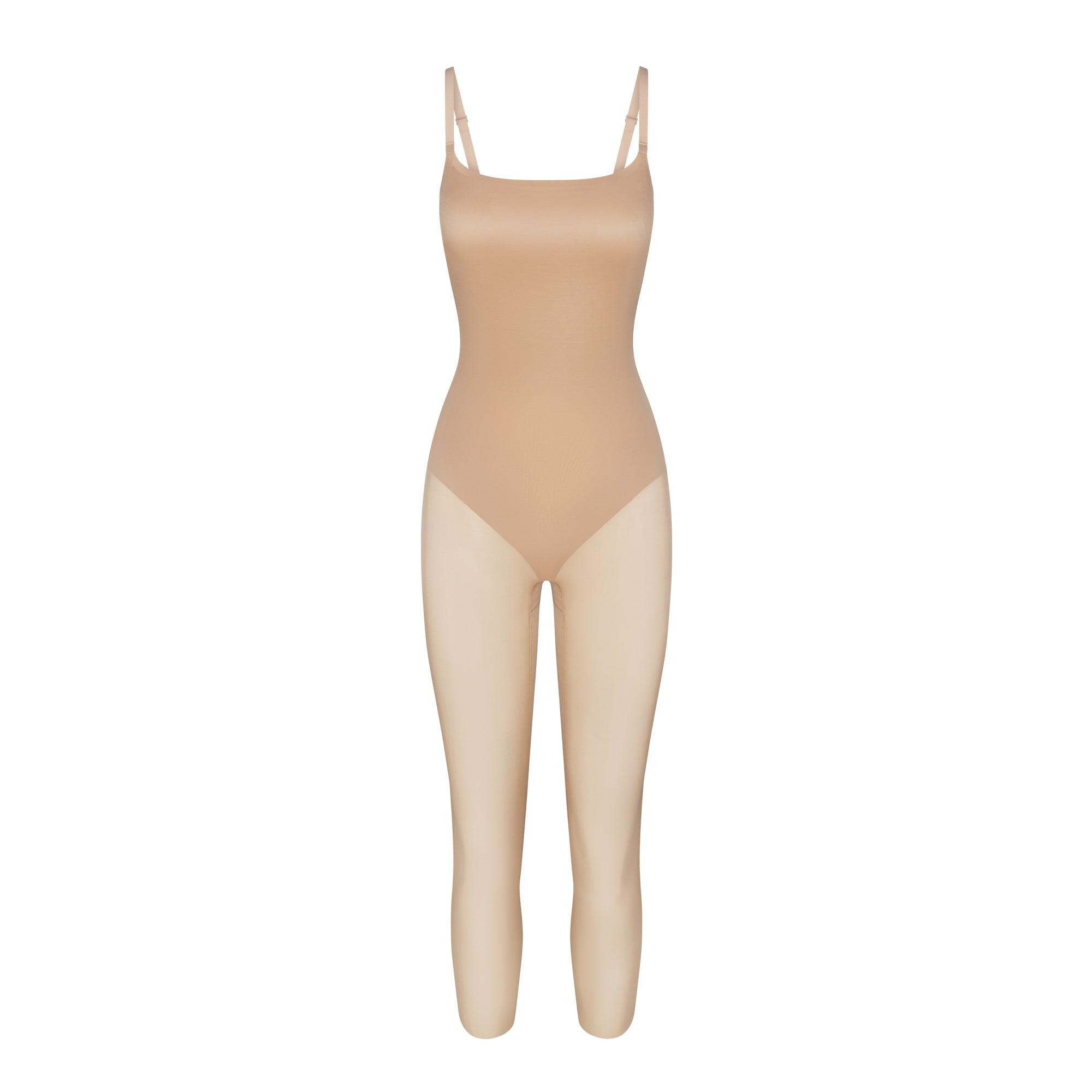 Skims Low Back Catsuit (bodysuit) in Natural