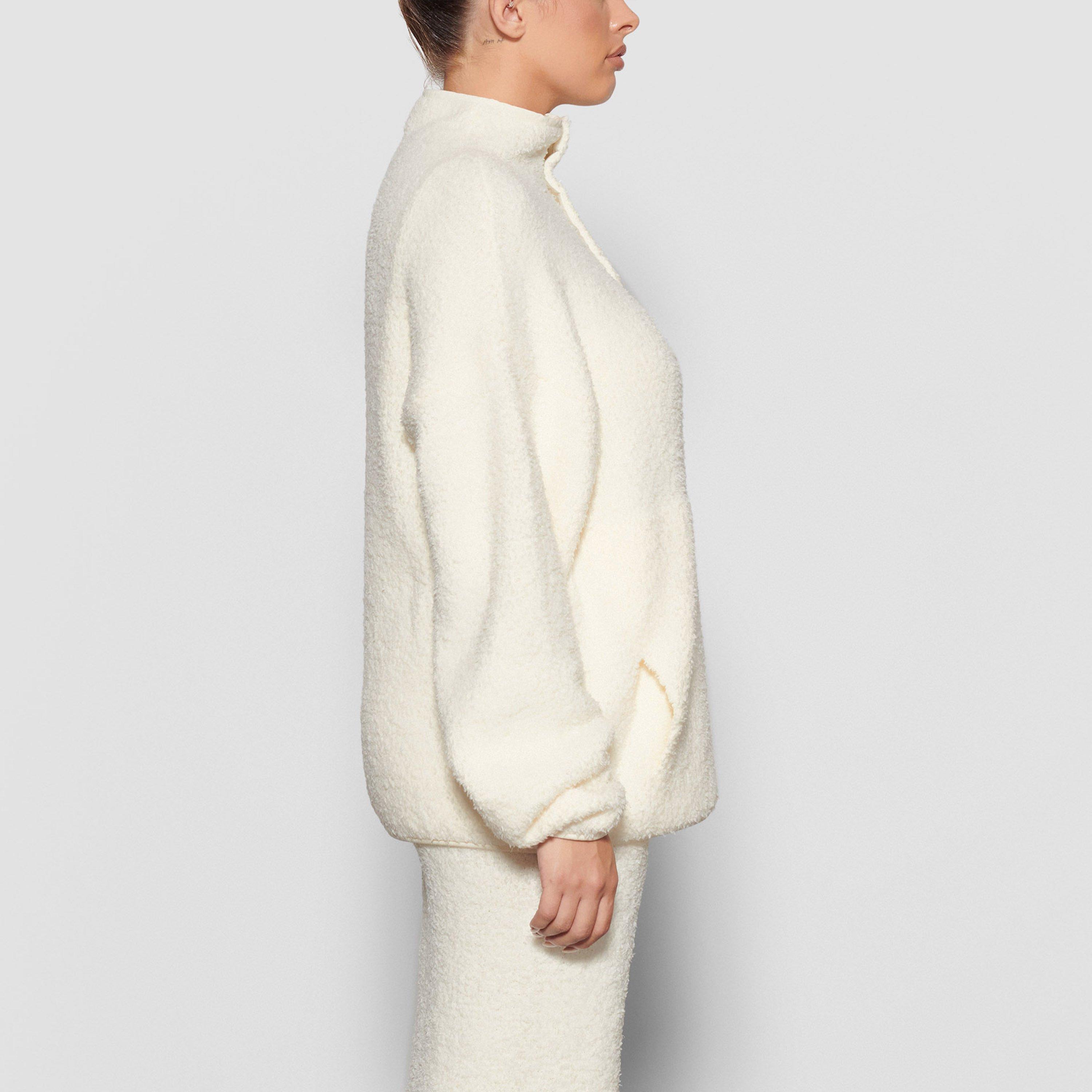 cozy knit pullover skims