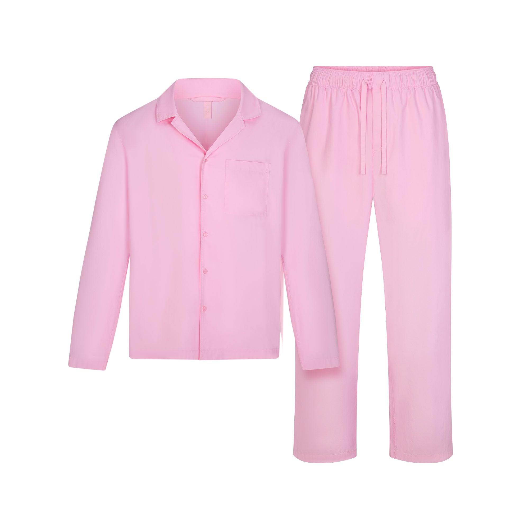 Mens pink pajama set cheap