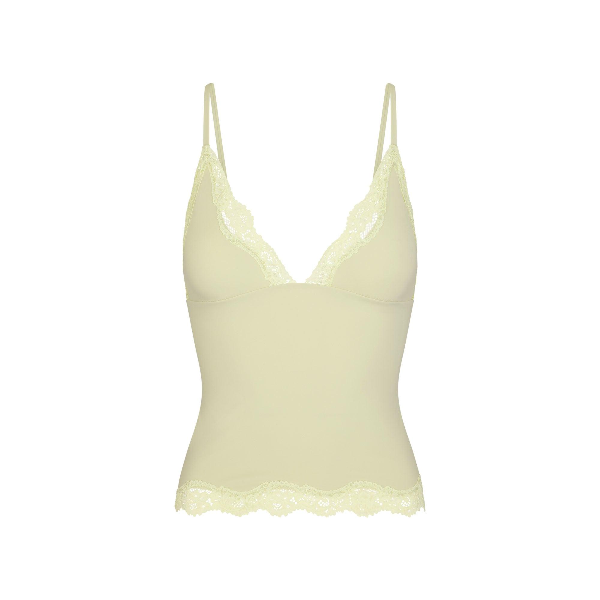 Skims Triangle Cami Top in Yellow | Lyst