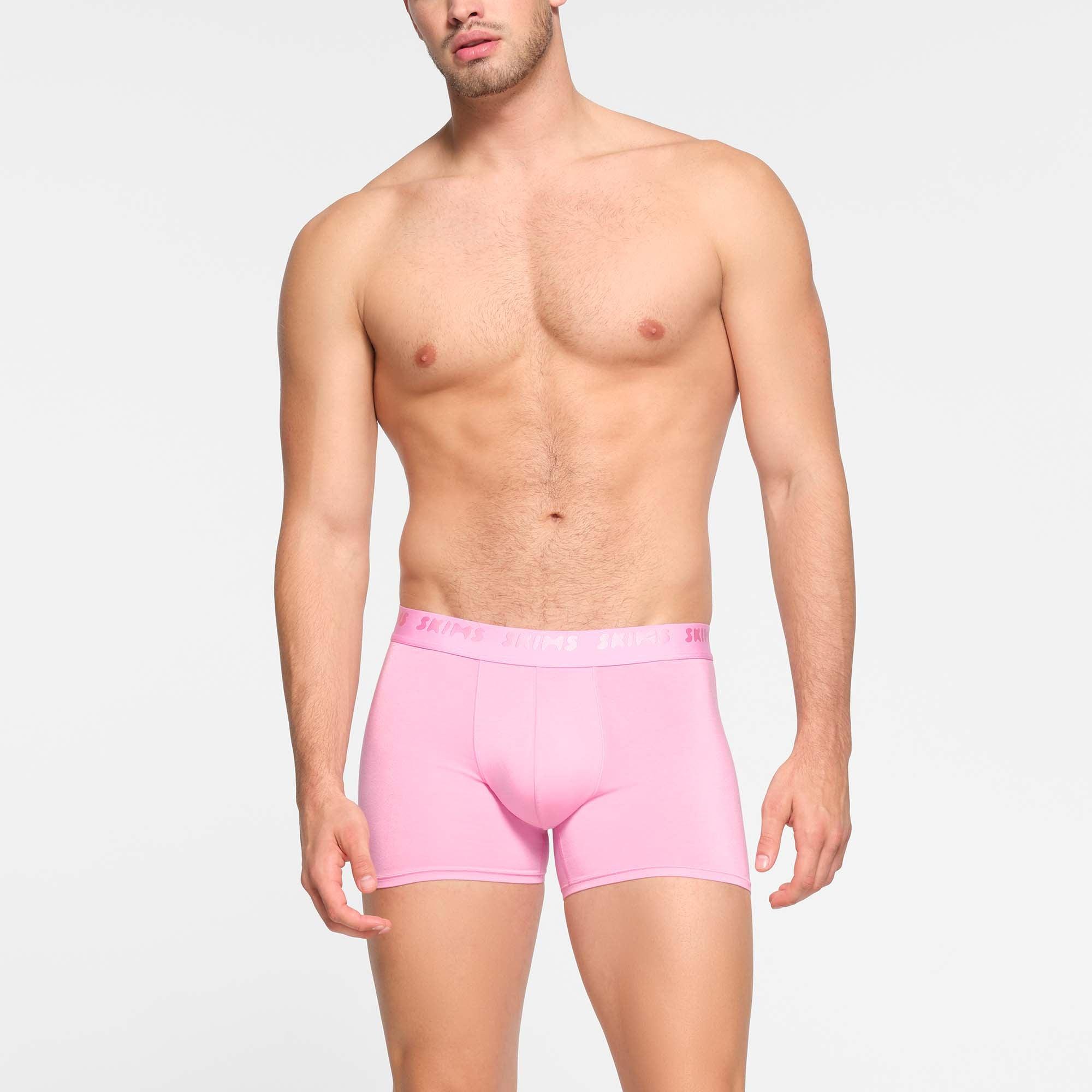 Skims Boxer Brief 3 in Pink for Men