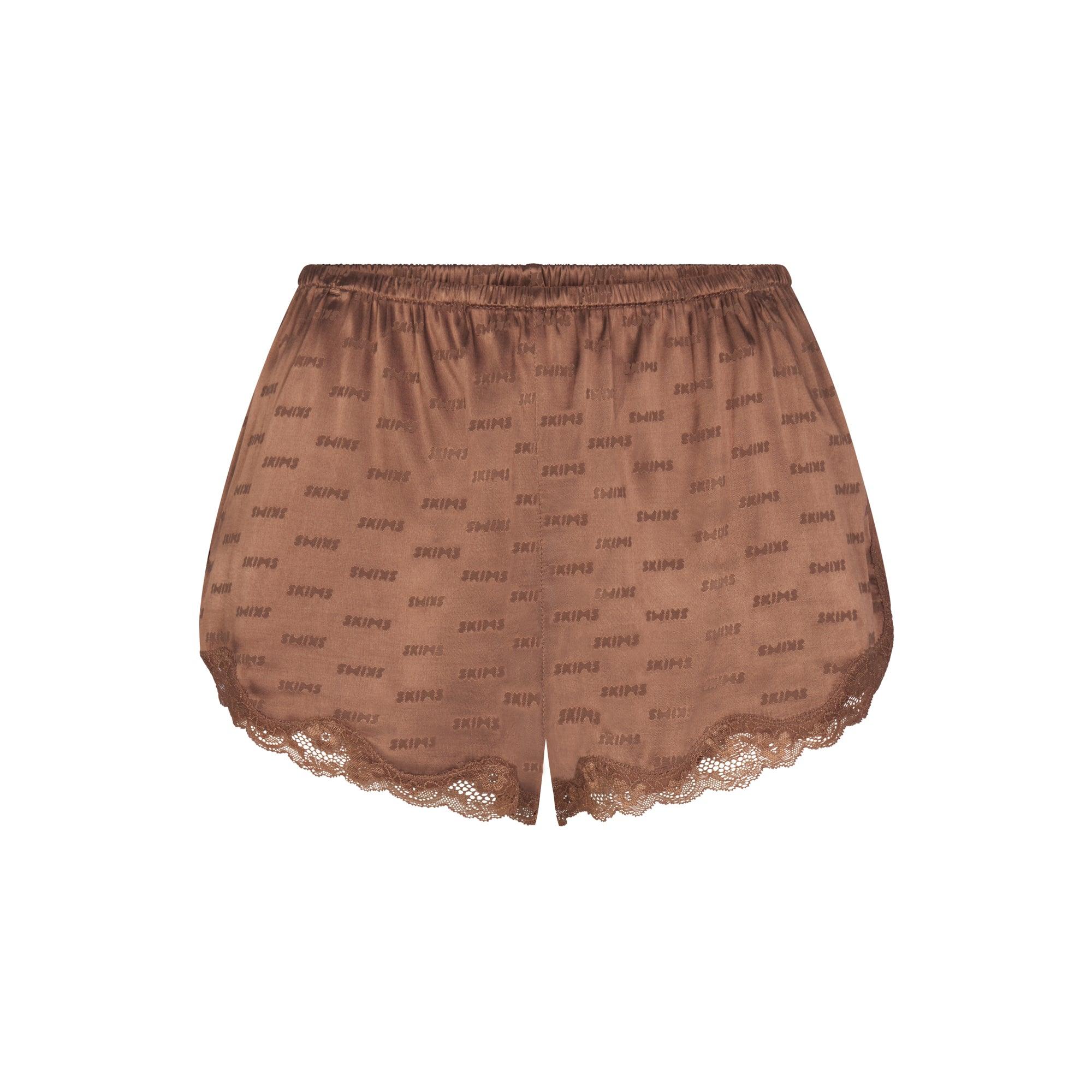 Skims Lace Short in Brown