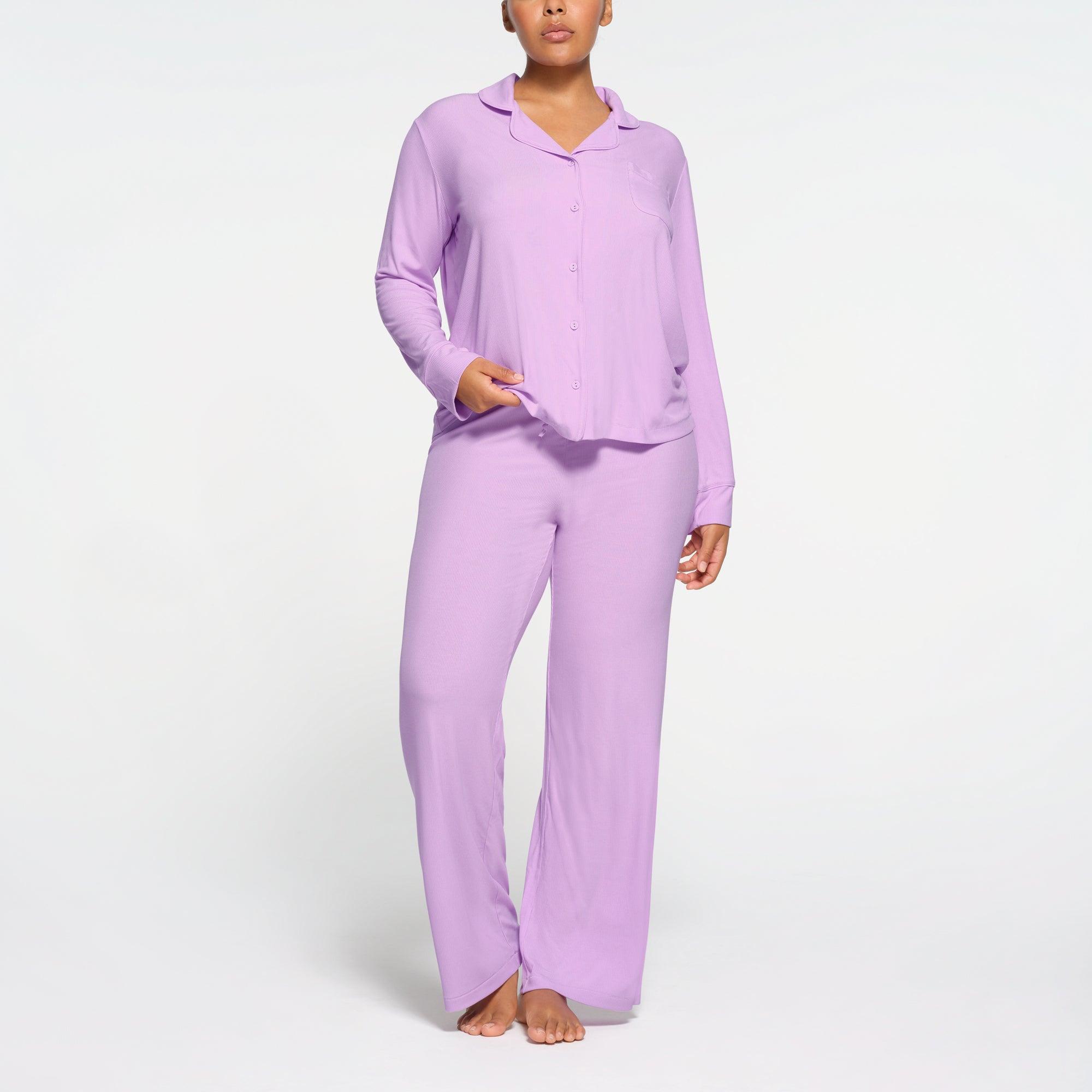 Purple pajama set shop