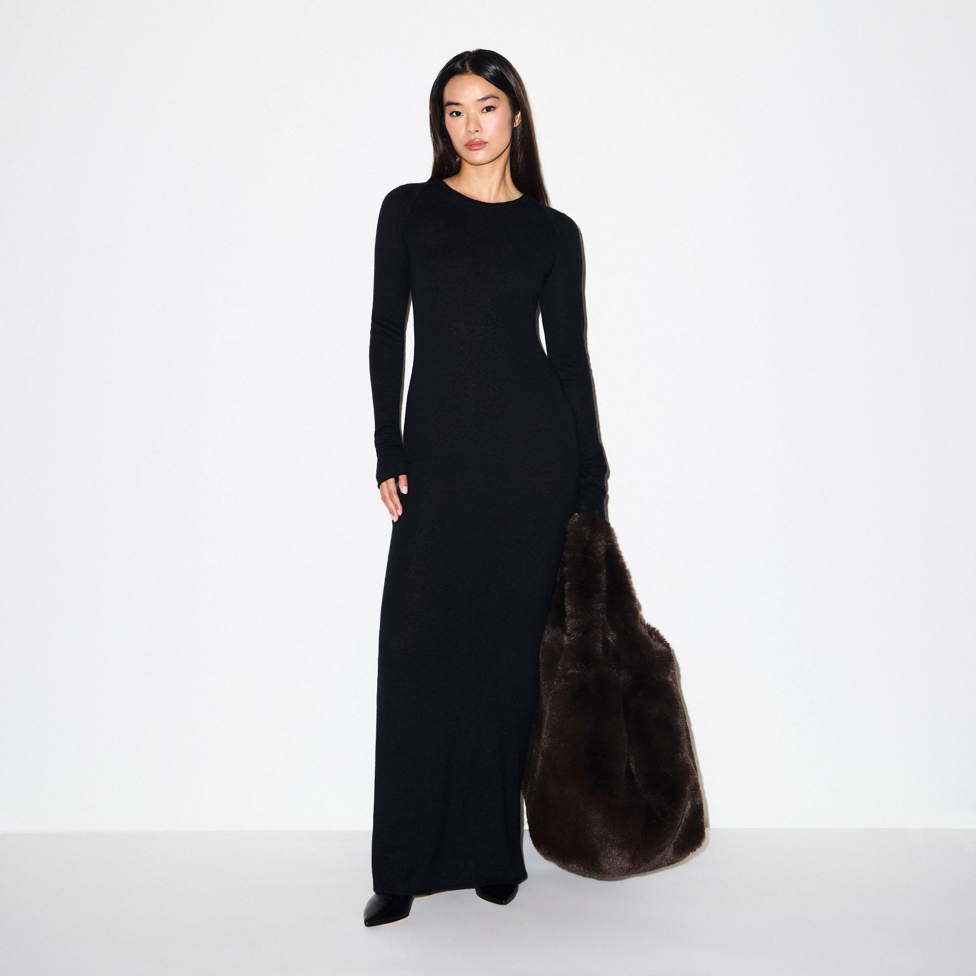 skims dress winter Skims Turtleneck Long Sleeve Dress