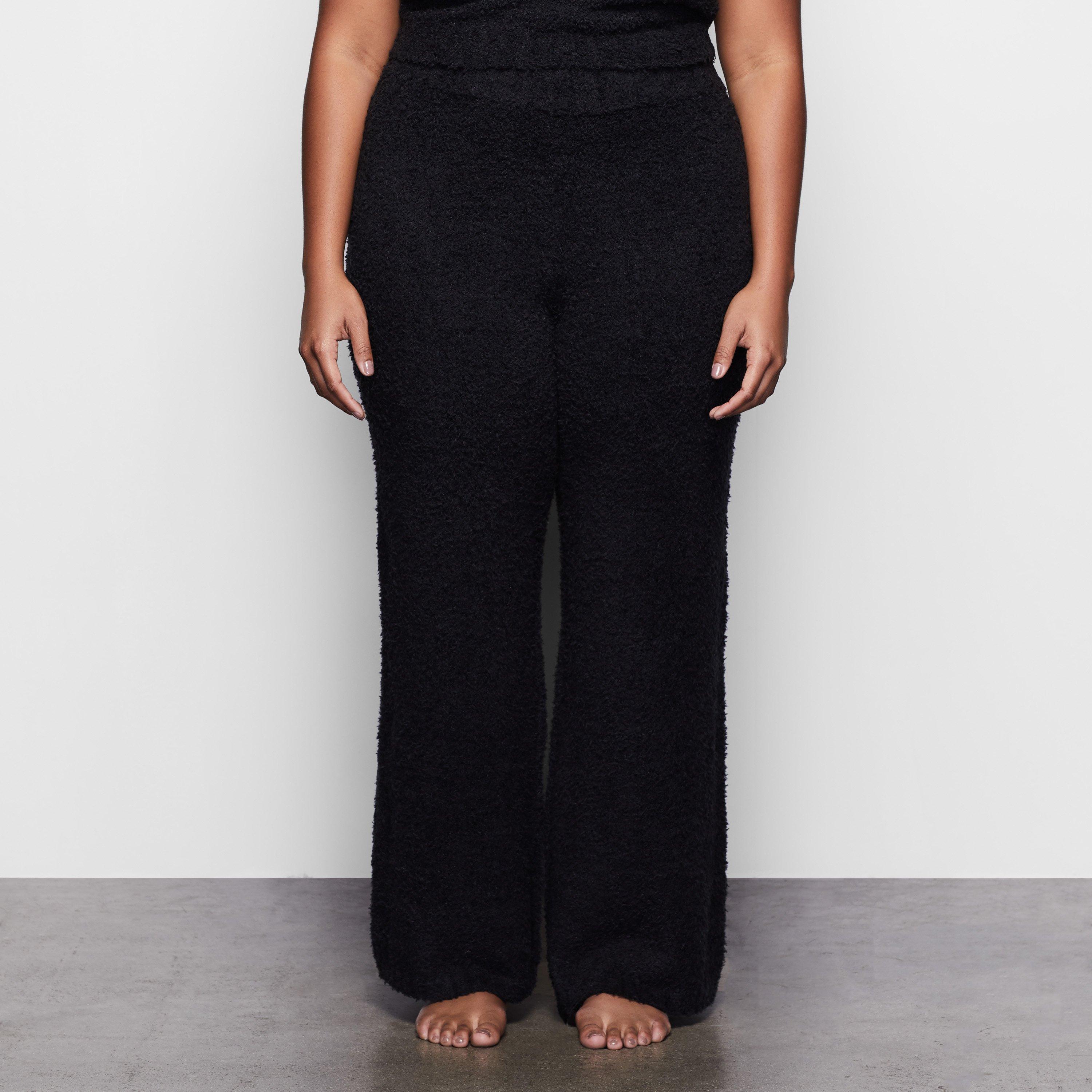 Skims Cozy Knit Pant in Onyx (Black) - Lyst