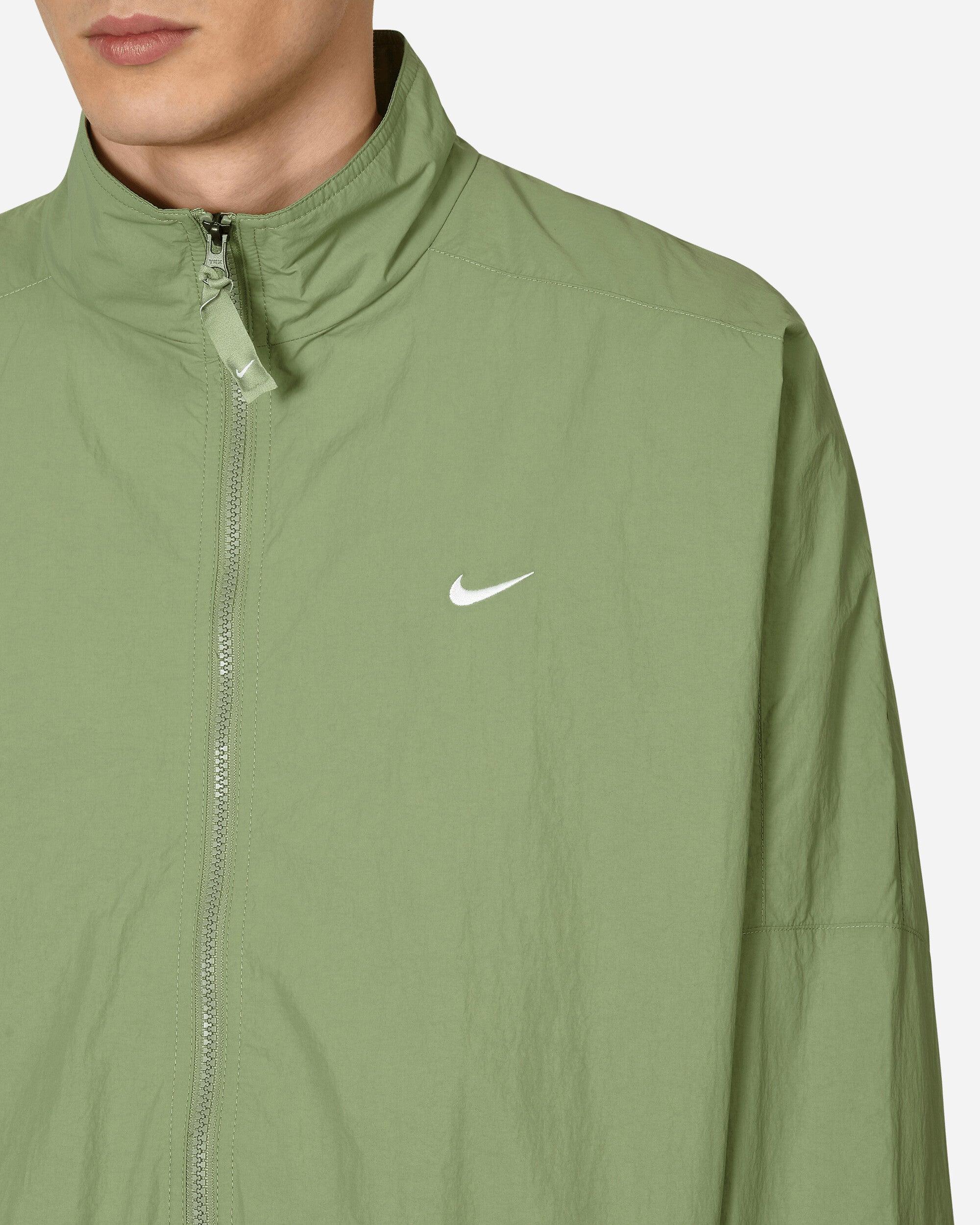 Nike Solo Swoosh Woven Track Jacket Green for Men | Lyst