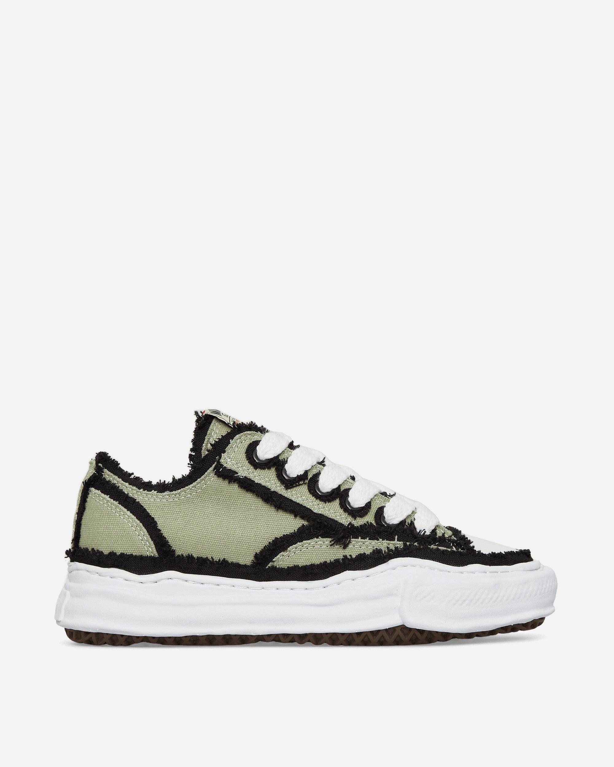 Maison Mihara Yasuhiro Peterson Og Sole Overhanging Canvas Low Sneakers Khaki in White for Men