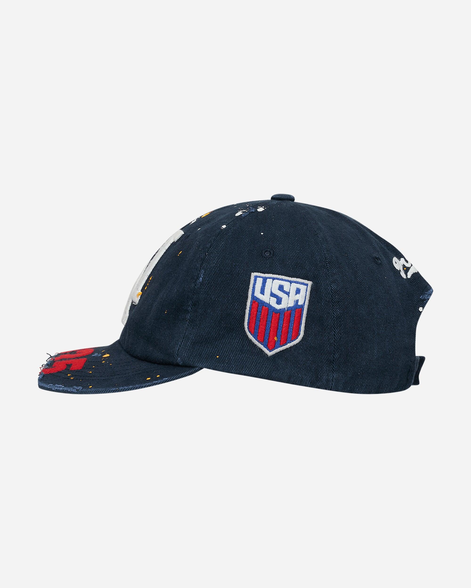 PROJECT G/R Wide Throwback Cap Navy in Blue for Men | Lyst UK