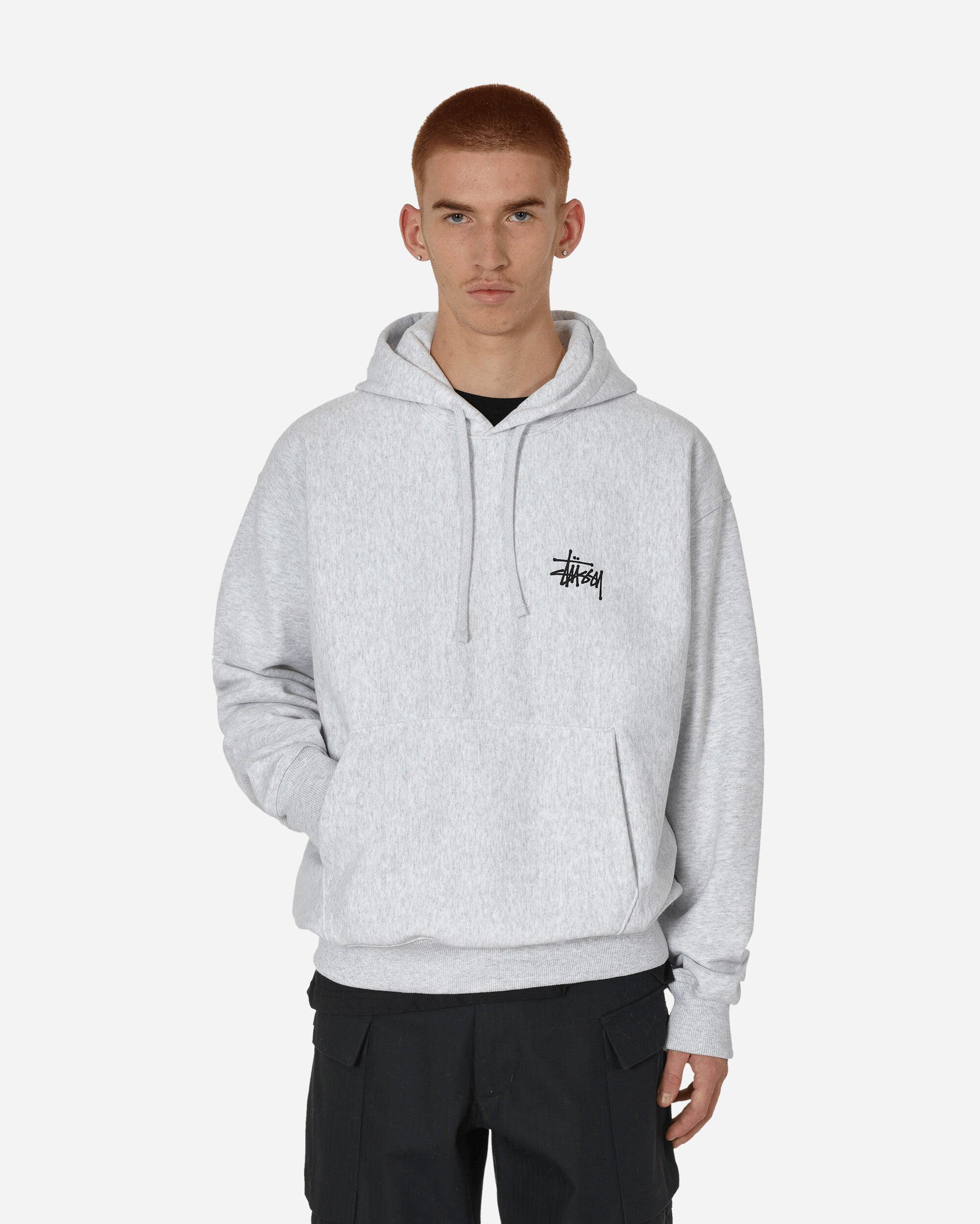 Basic Stüssy Zip Hoodie in ash heather – Stüssy