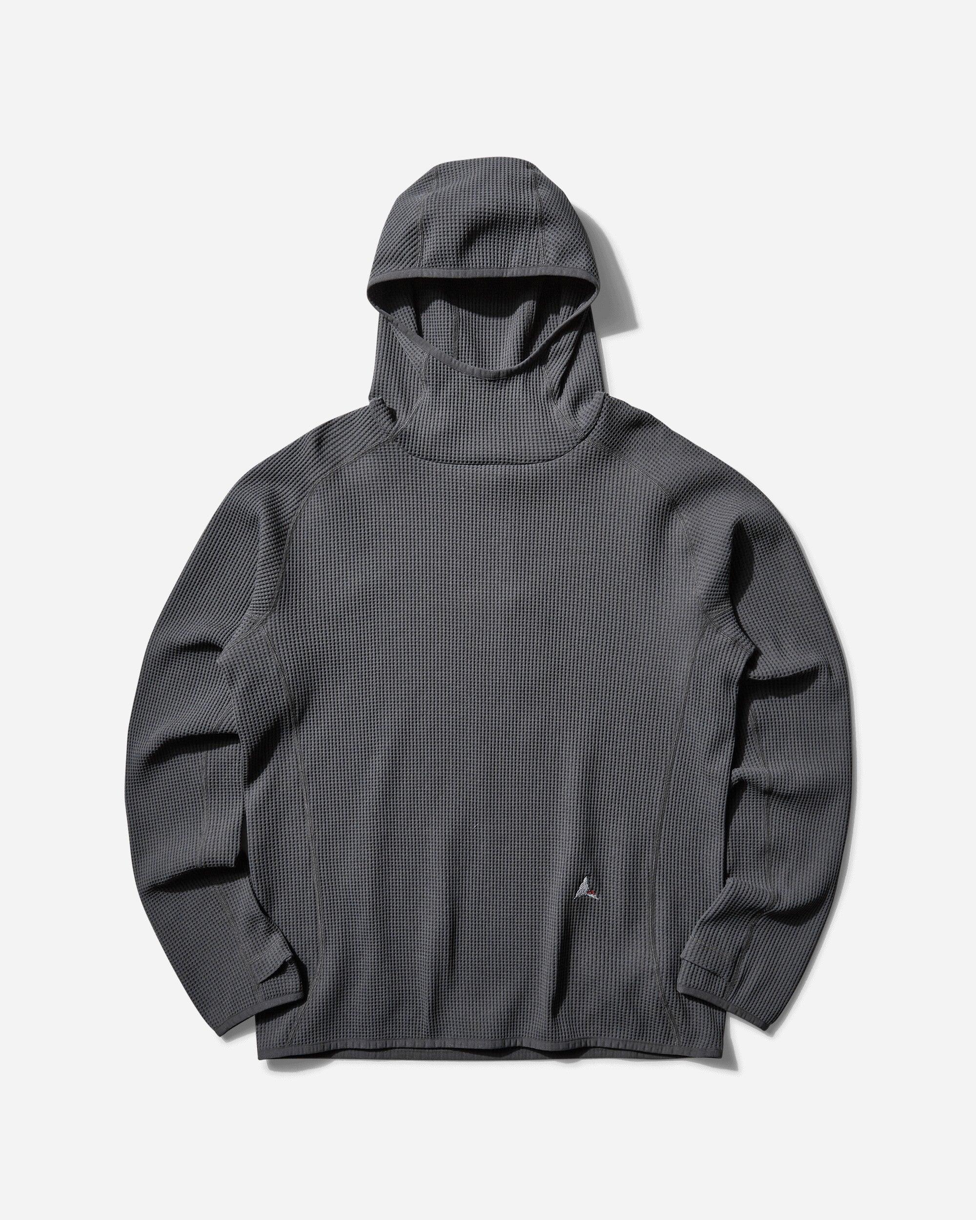 ROA Thermal Waffle Hoodie Asphalt in Grey for Men | Lyst UK