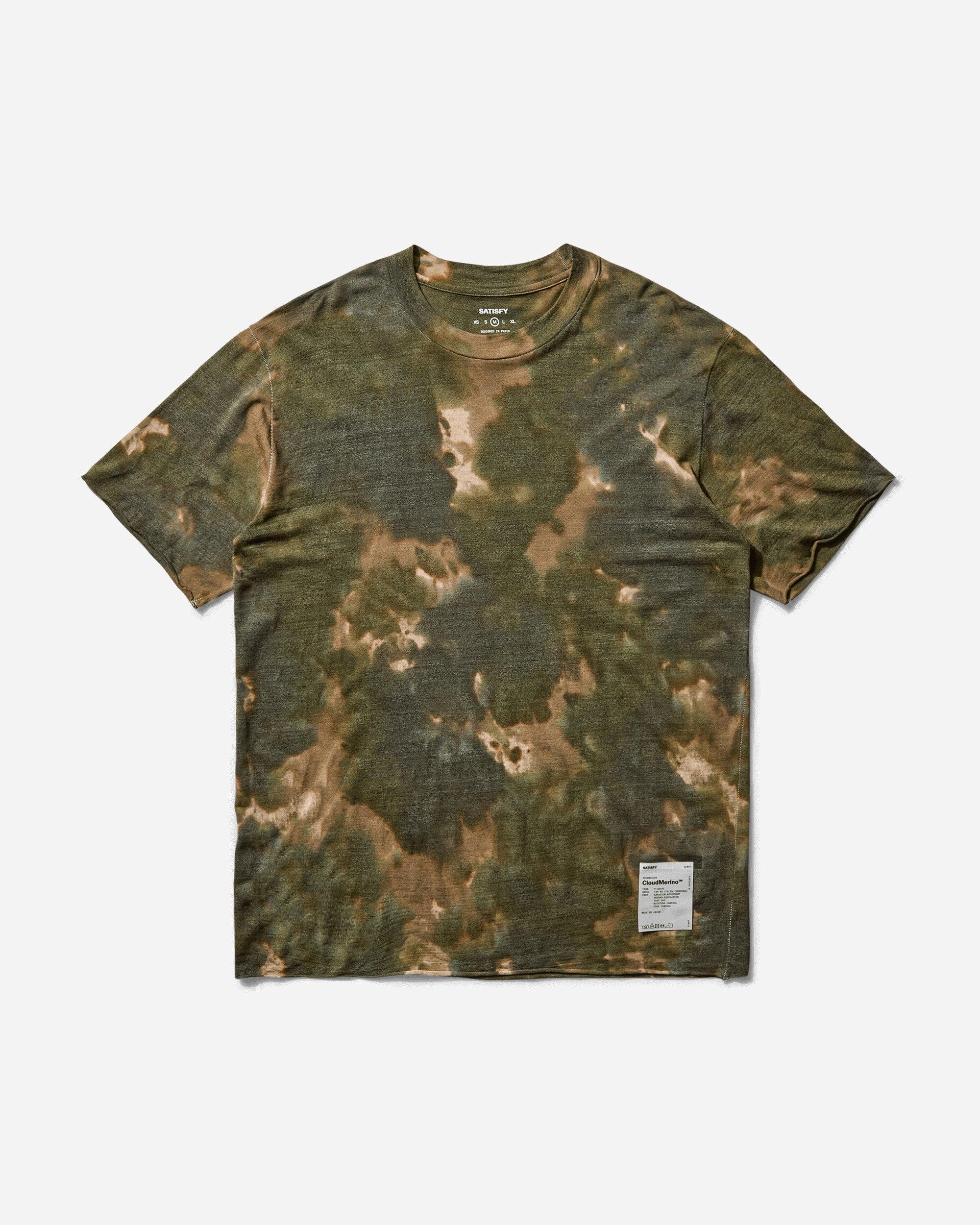 【SATISFY】CloudMerino Cordura Batik Military Olive Tシャツ Satisfy CloudMerino T-Shirt Batik Military Olive – Neighbour