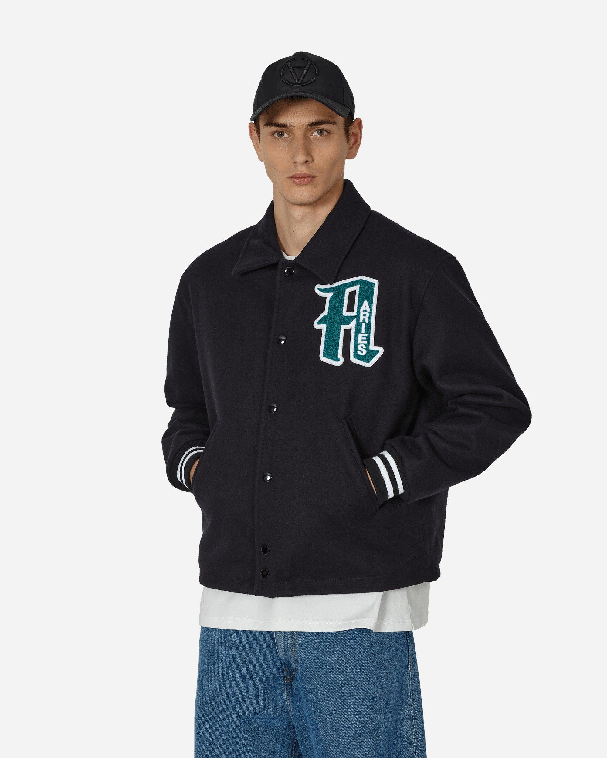 Aries Wool Varsity Jacket in Blue for Men | Lyst UK