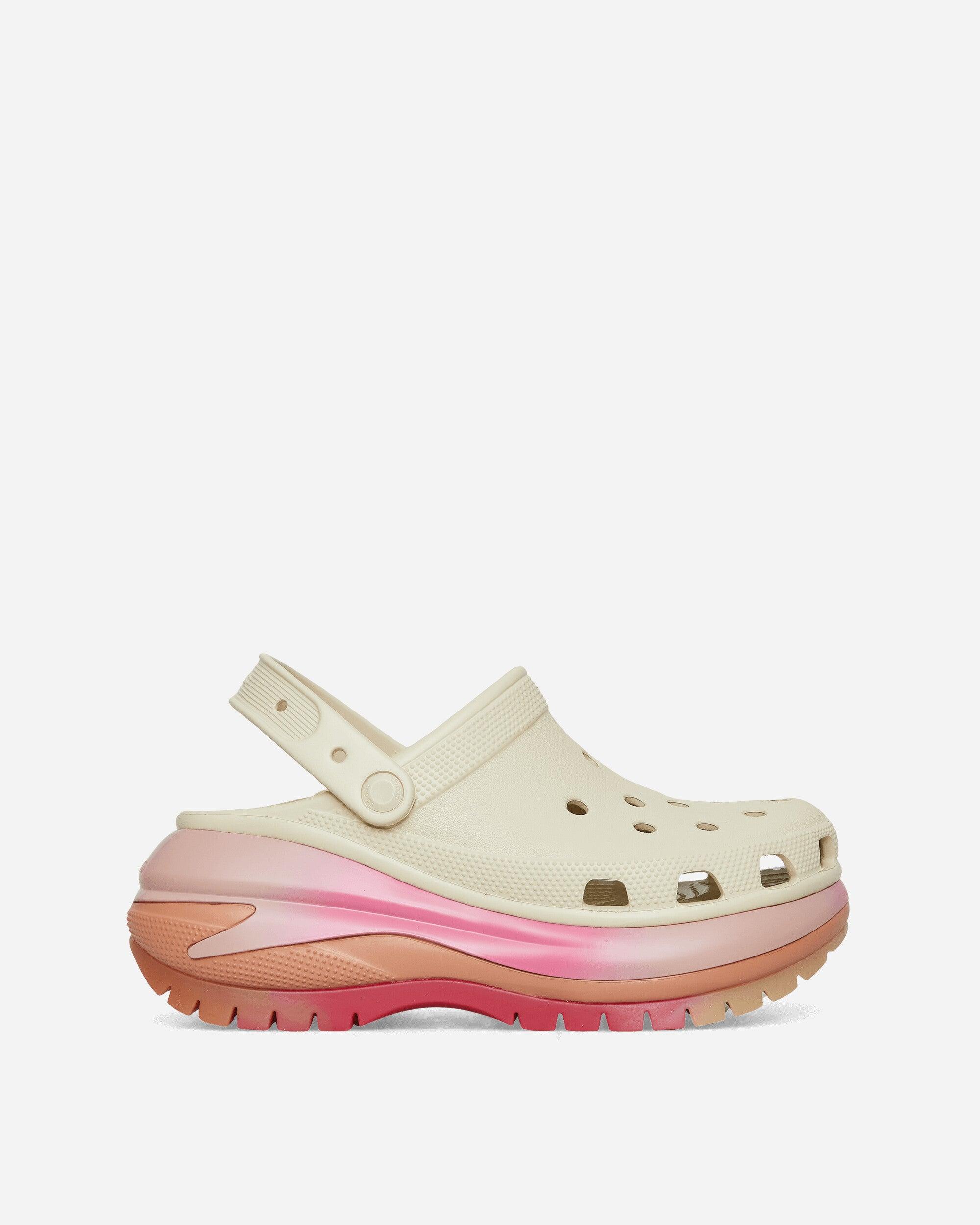 Crocs™ Classic Mega Crush Color Dip Clog in Natural Lyst