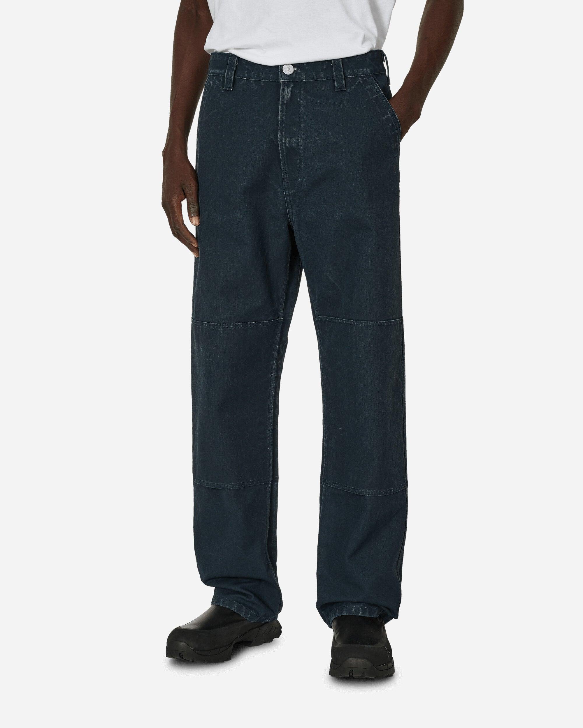 Stone Island Marina Cotton Canvas Trousers in Blue for Men | Lyst UK