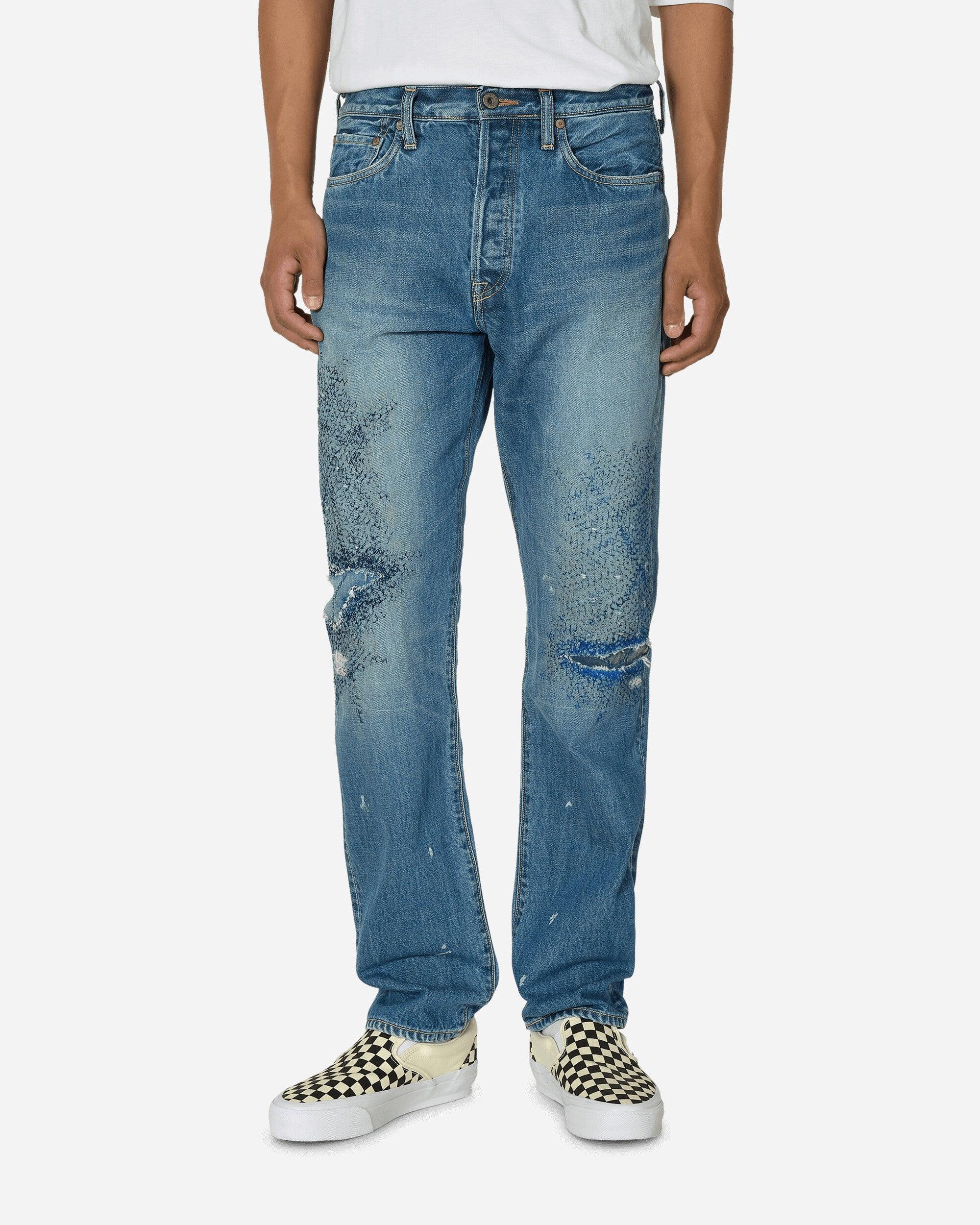 Kapital 14Oz Denim 5P Monkey Cisco (3Yearsfade) in Blue for