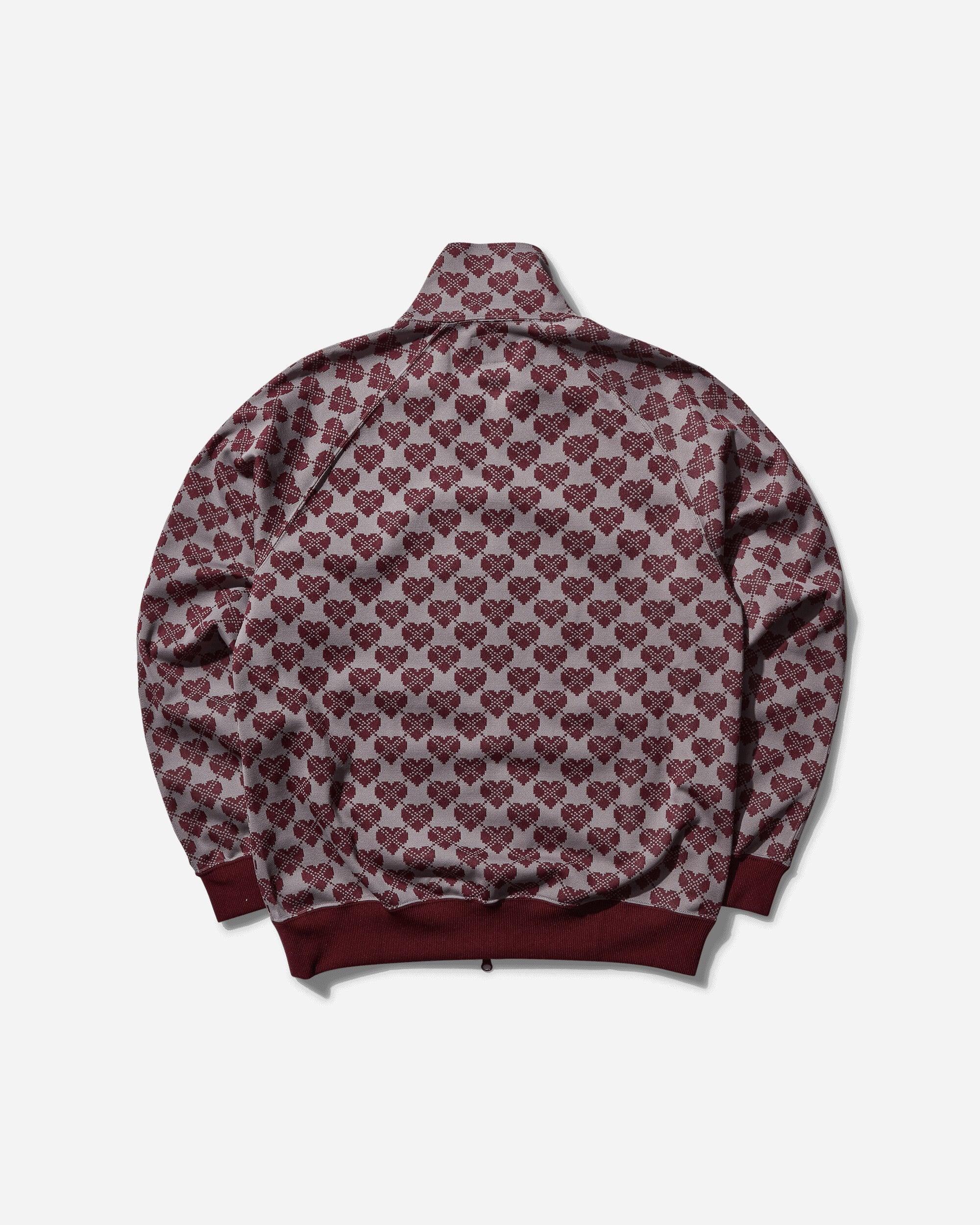 Needles Poly Jacquard Track Jacket Heart in Red for Men | Lyst