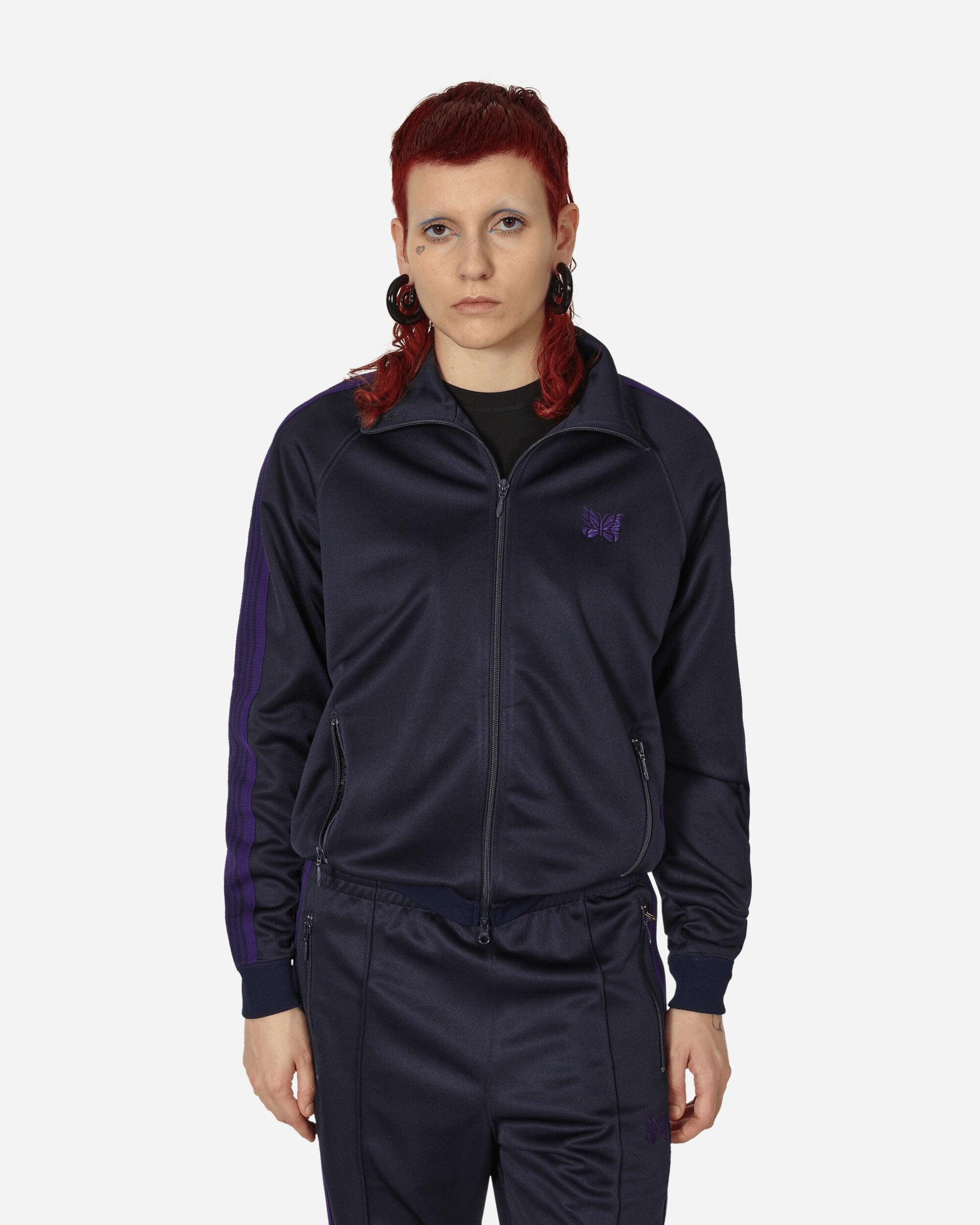 Needles Poly Smooth Track Jacket Navy in Blue | Lyst