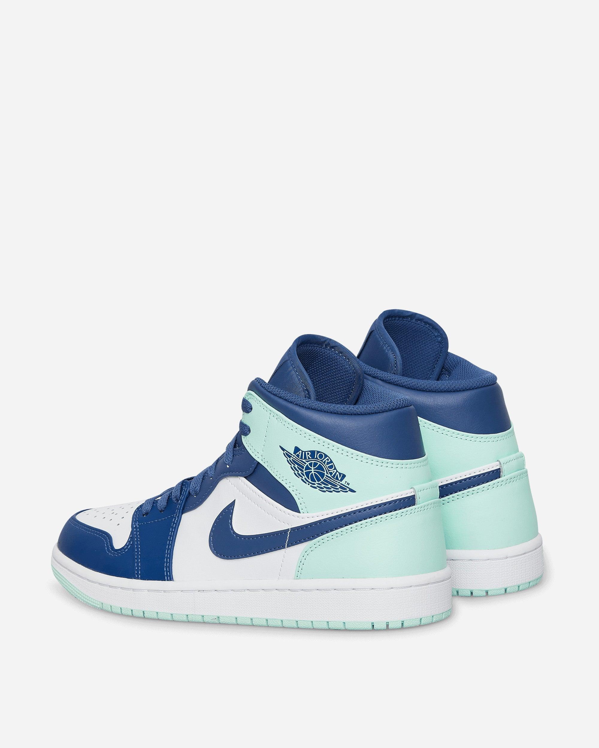 Nike Air Jordan 1 Mid Sneakers Blue Mint for Men | Lyst