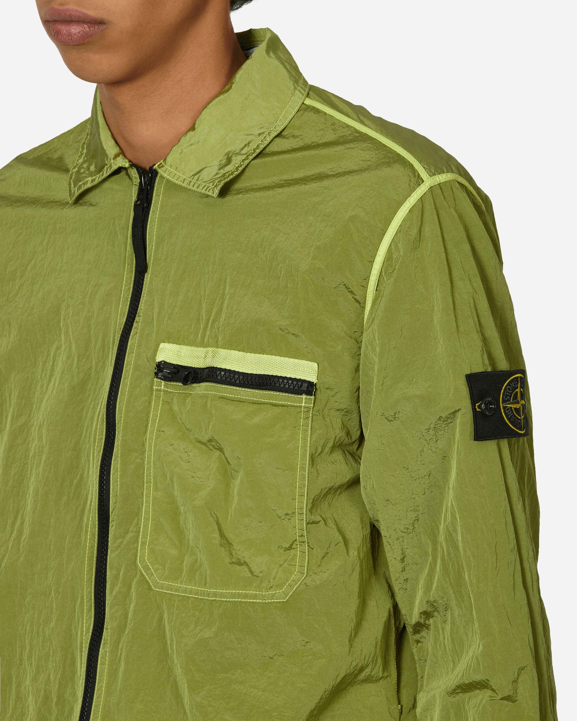 Stone island nylon metal overshirt yellow deals