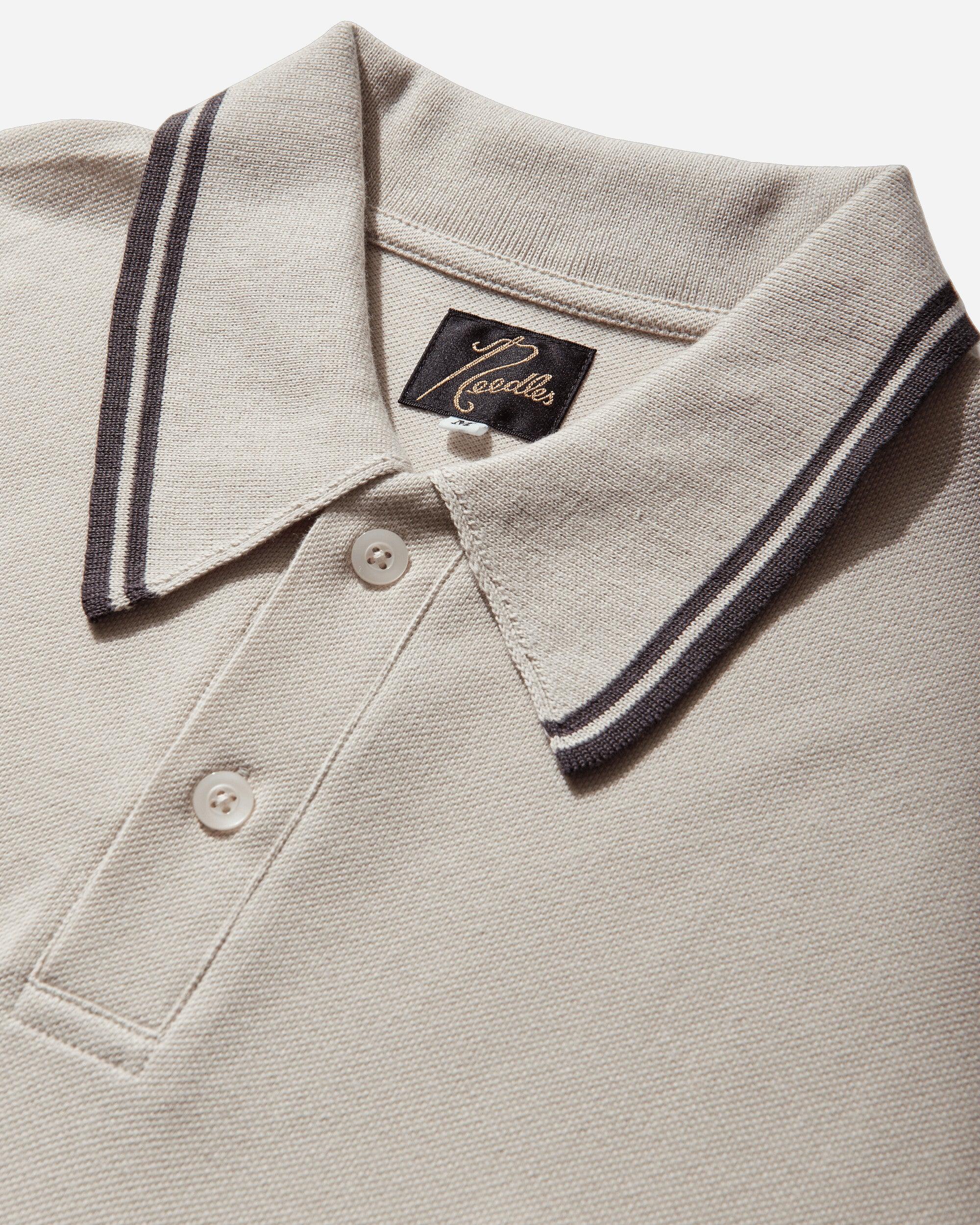 Needles Men S Regular Collar Polo Shirt in Natural for Men | Lyst