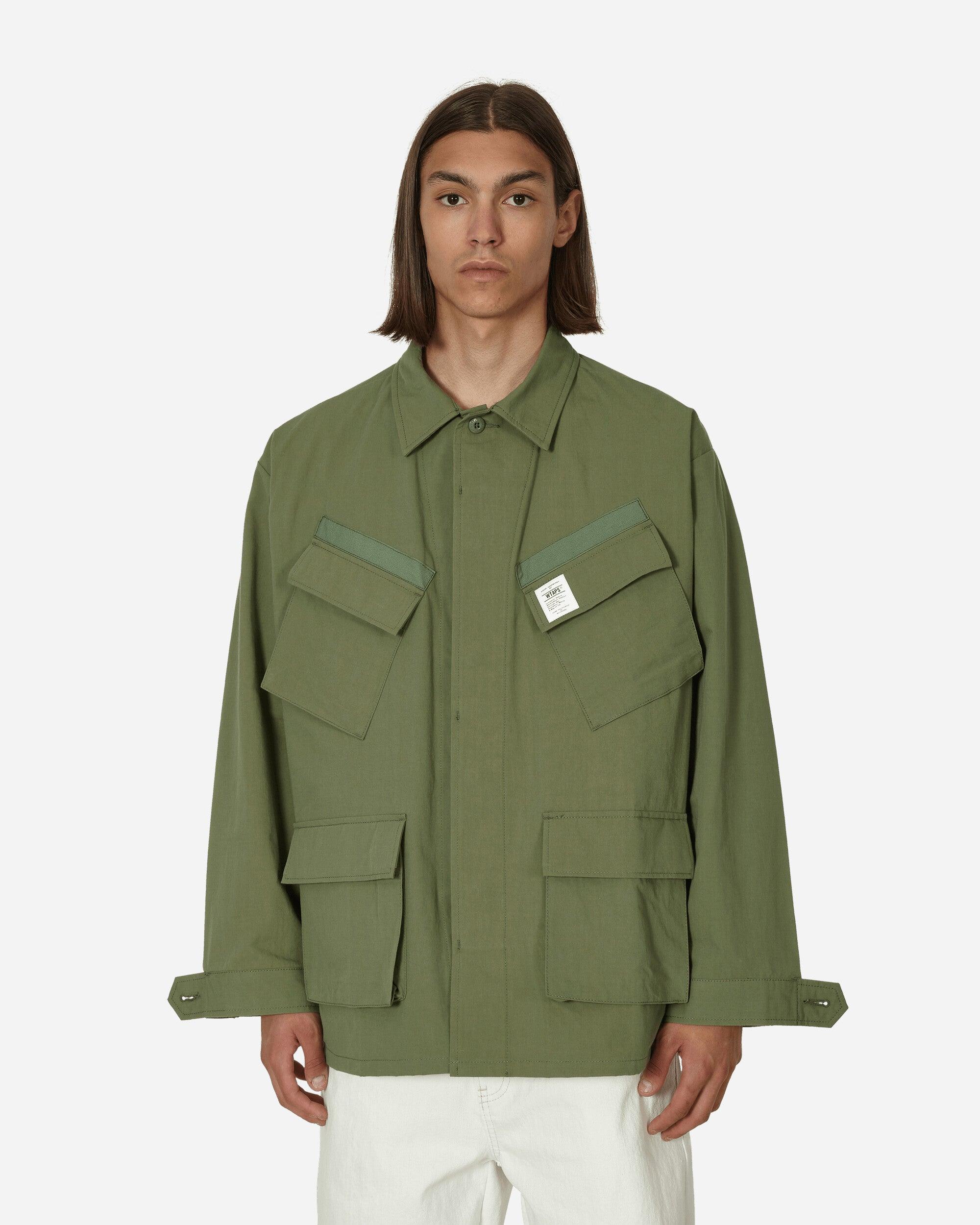 WTAPS Jungle 02 Longsleeve Shirt Olive Drab in Green for Men