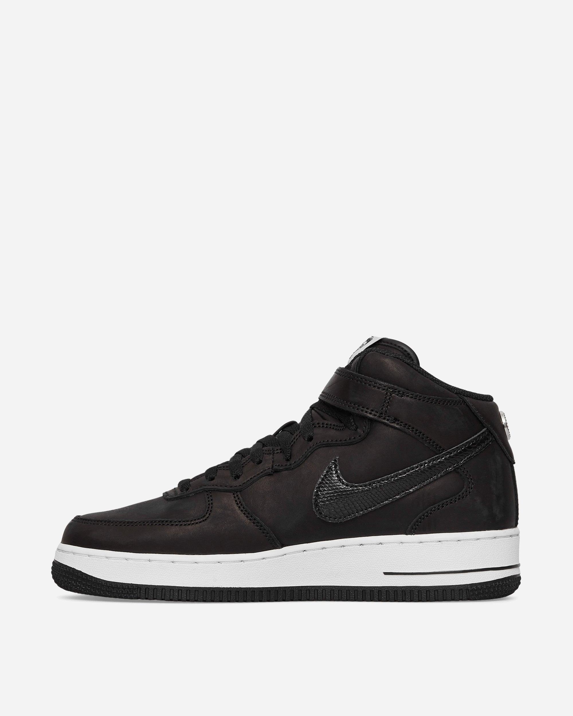 Nike Leather Stüssy Air Force 1 Mid Sneakers Black for Men | Lyst