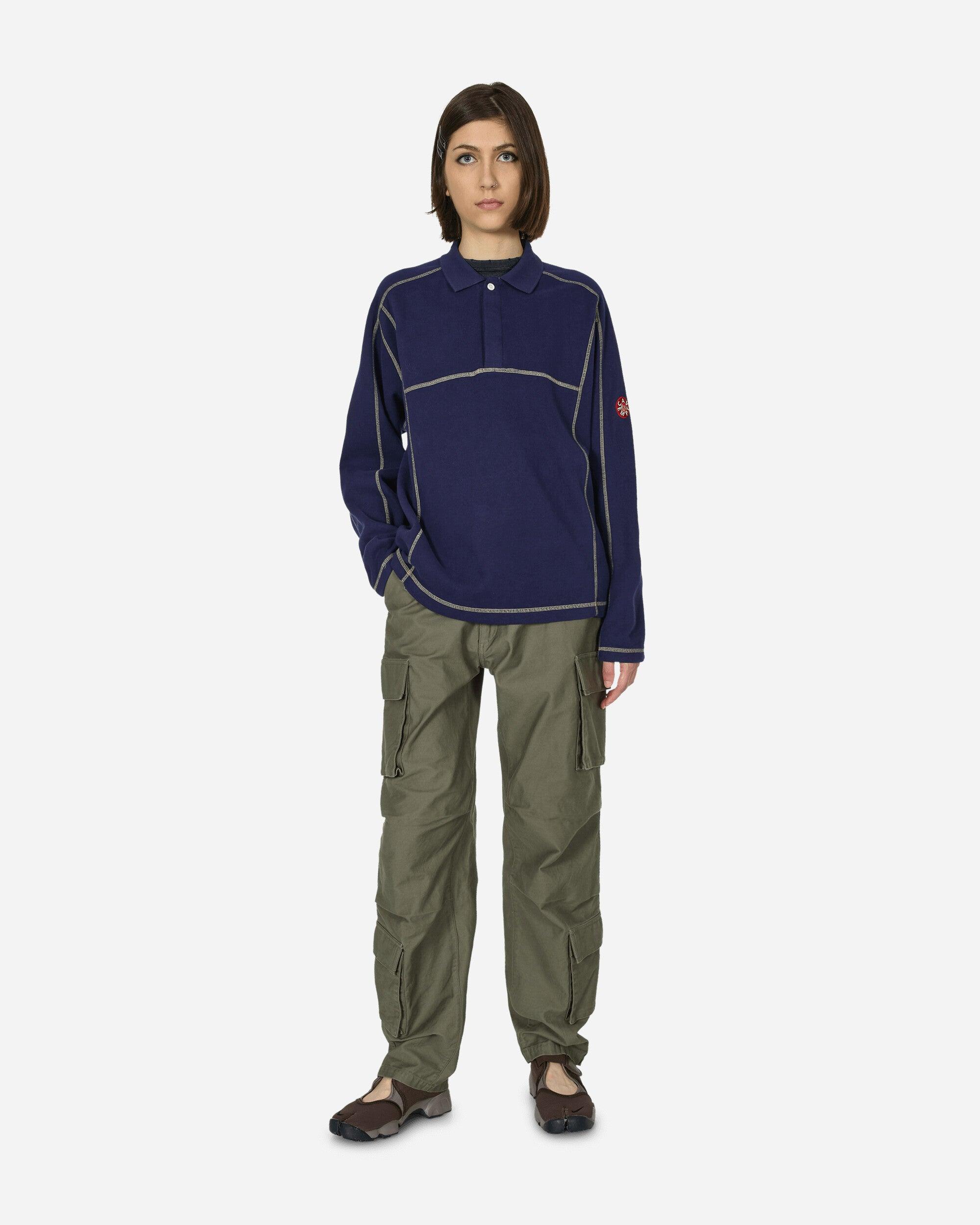 Cav Empt Dbl Knit Longsleeve Polo in Blue for Men | Lyst