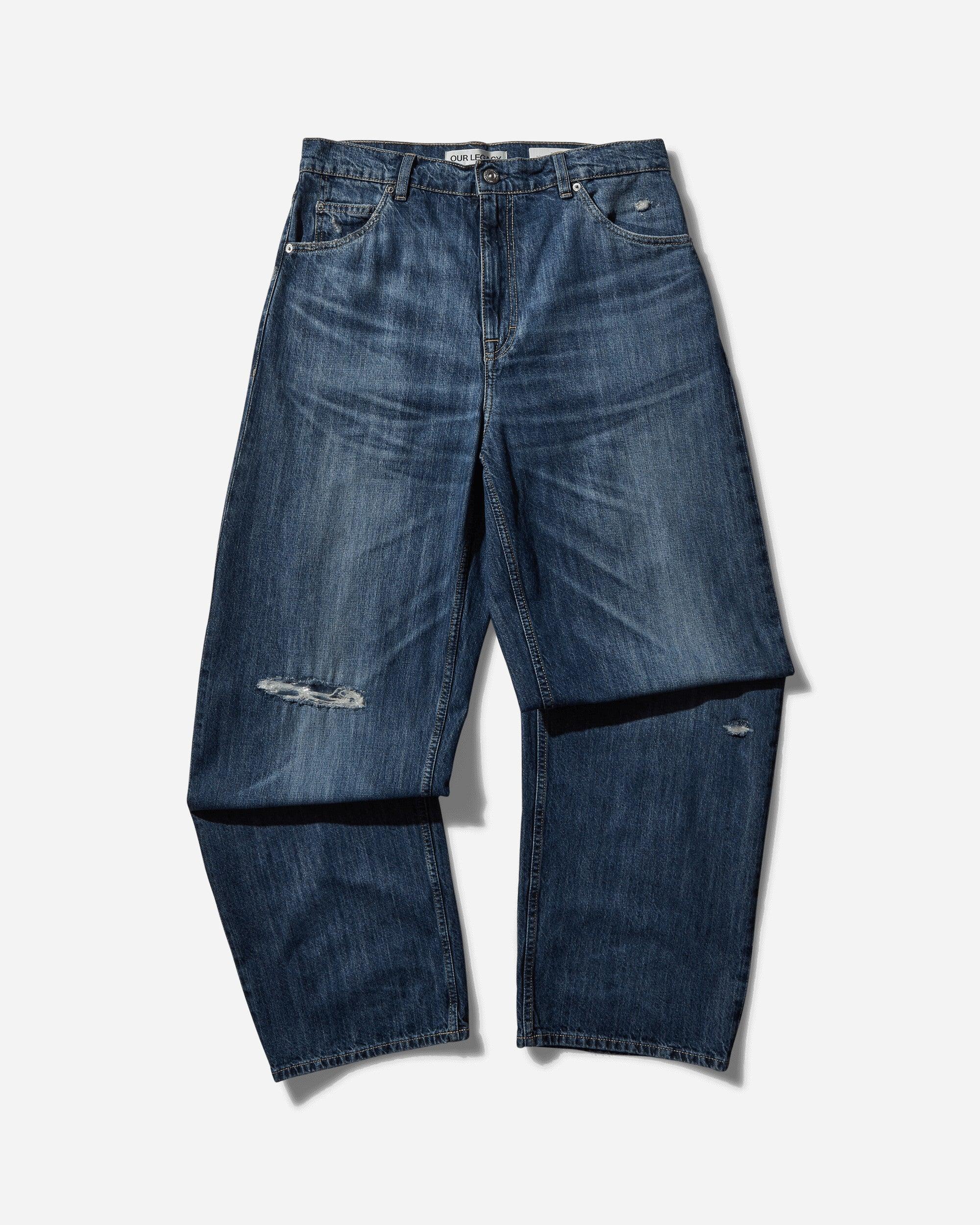 Our Legacy S Vast Cut Jeans Vintage Rubber Repair Denim in Our Legacy S Vast Cut Jeans Vintage Rubber Repair Denim in