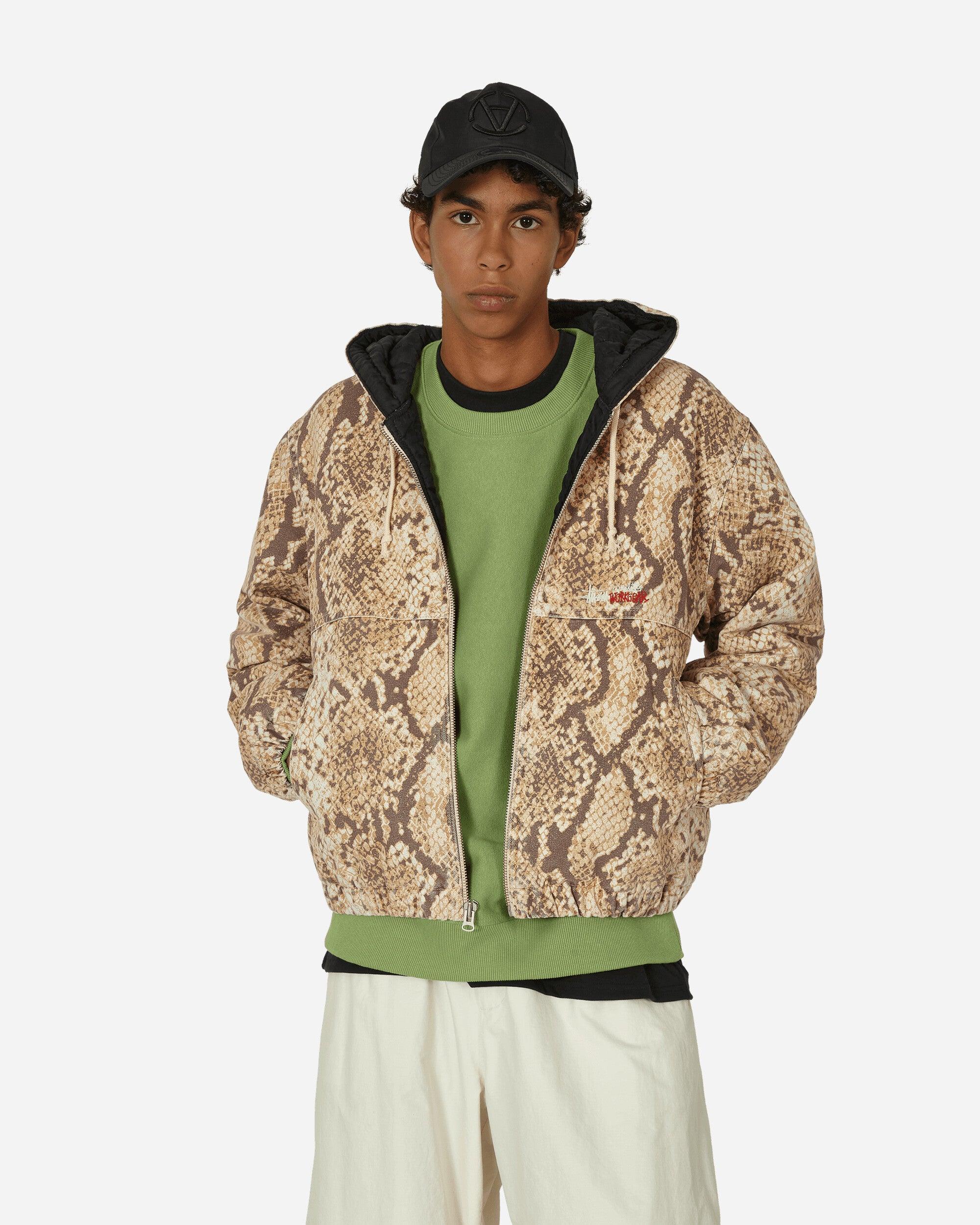 Stussy Canvas Insulated Work Jacket Python in Green for Men | Lyst
