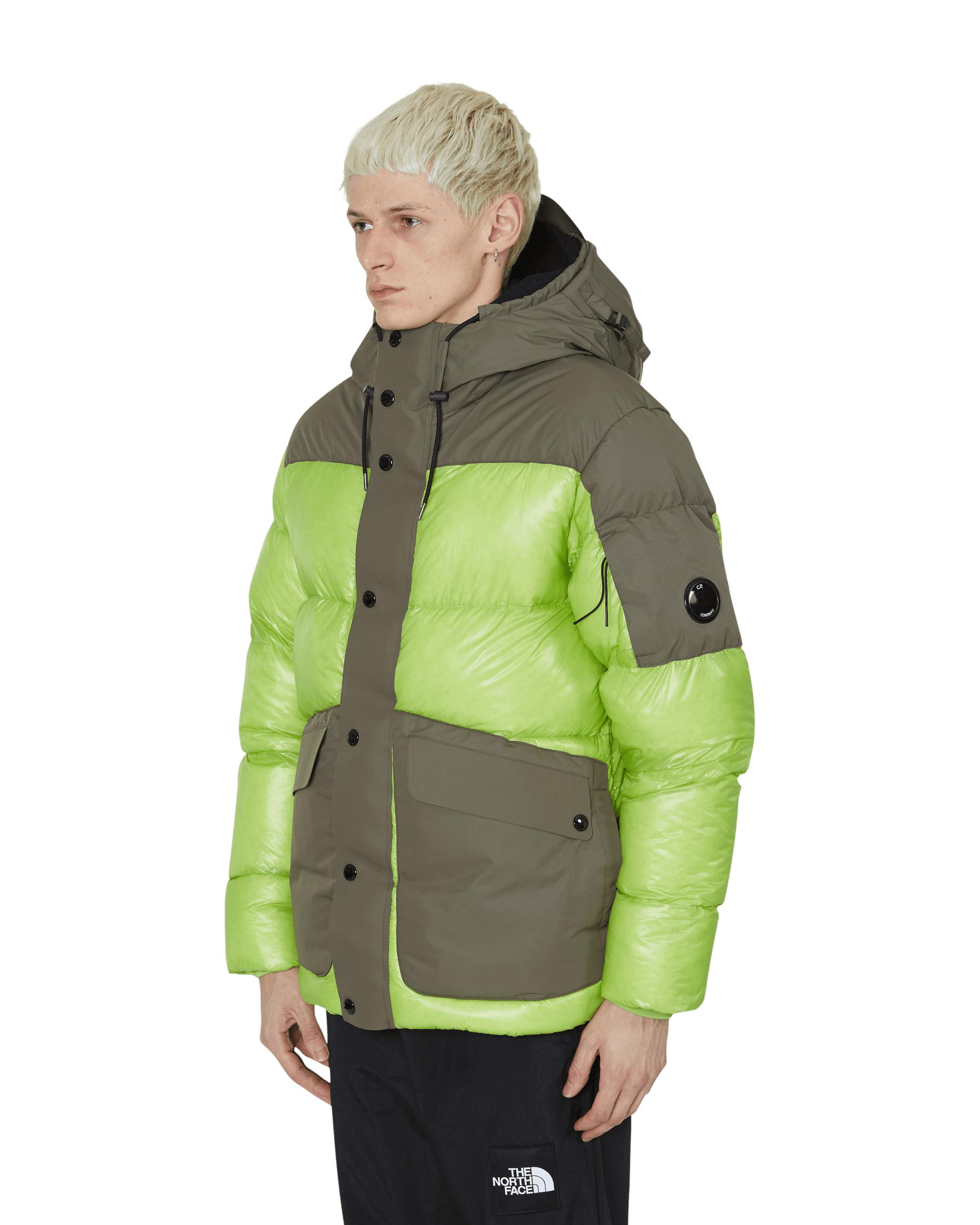 lime puffer jacket