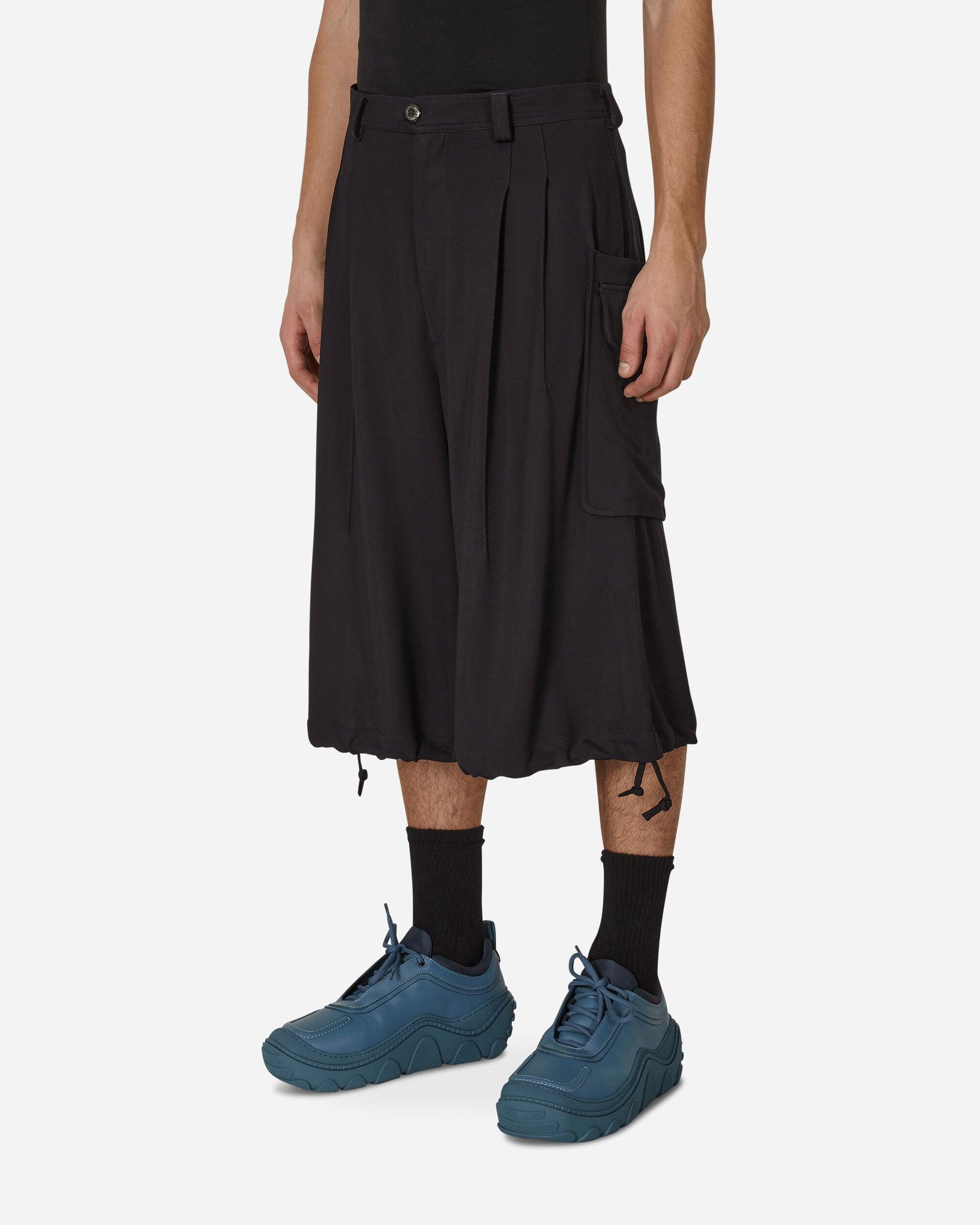 Kiko Kostadinov Kreuk Wide Shorts Dark in Black for Men Kiko Kostadinov Kreuk Wide Shorts Dark in Black for Men