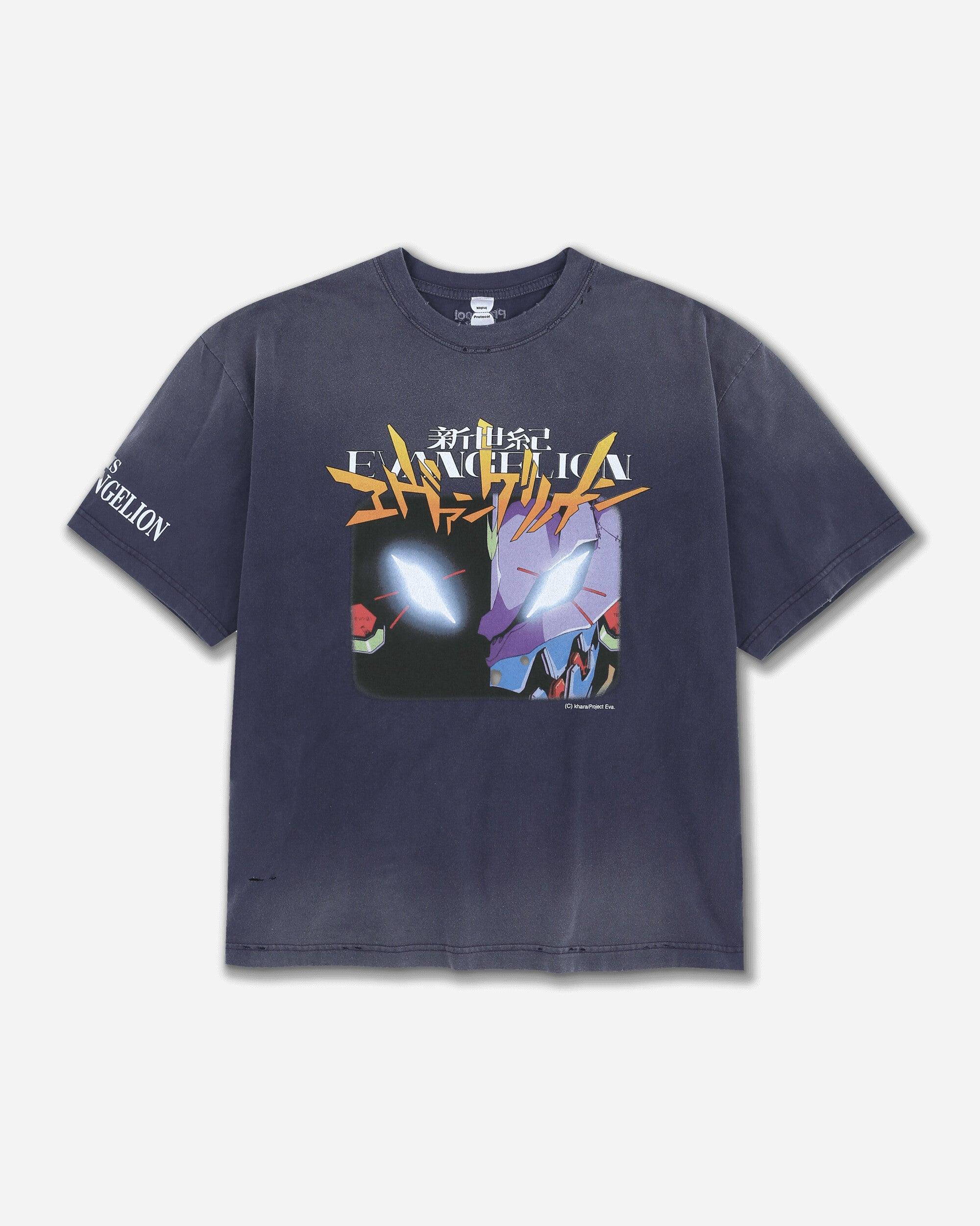 Protocol Index Men S Overdyed Vintage Evangelion Unit-01 T-shirt