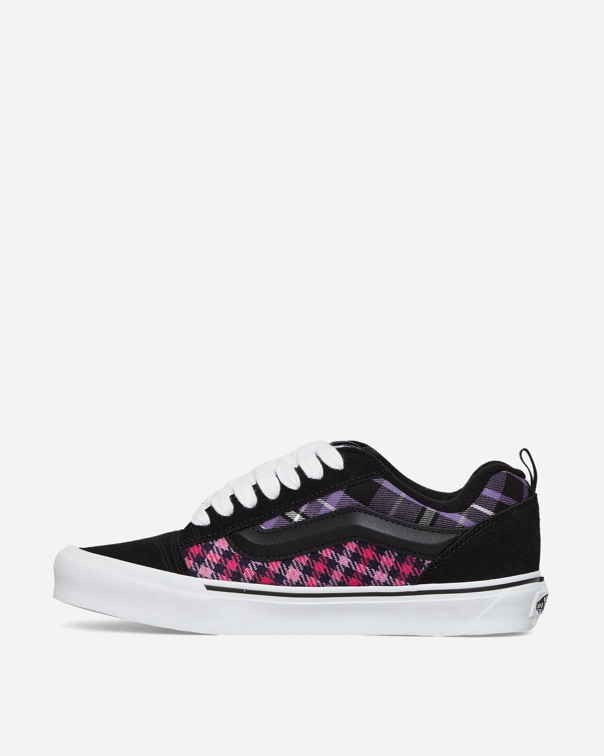 Vans black and pink on sale checkered