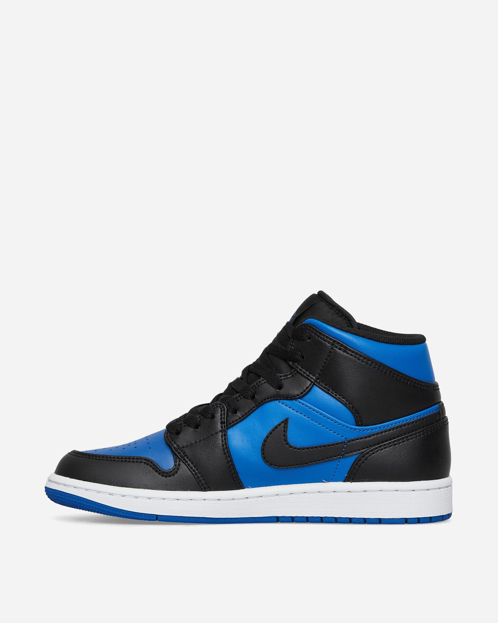 Nike Air Jordan 1 Mid Sneakers Black / Royal Blue for Men | Lyst