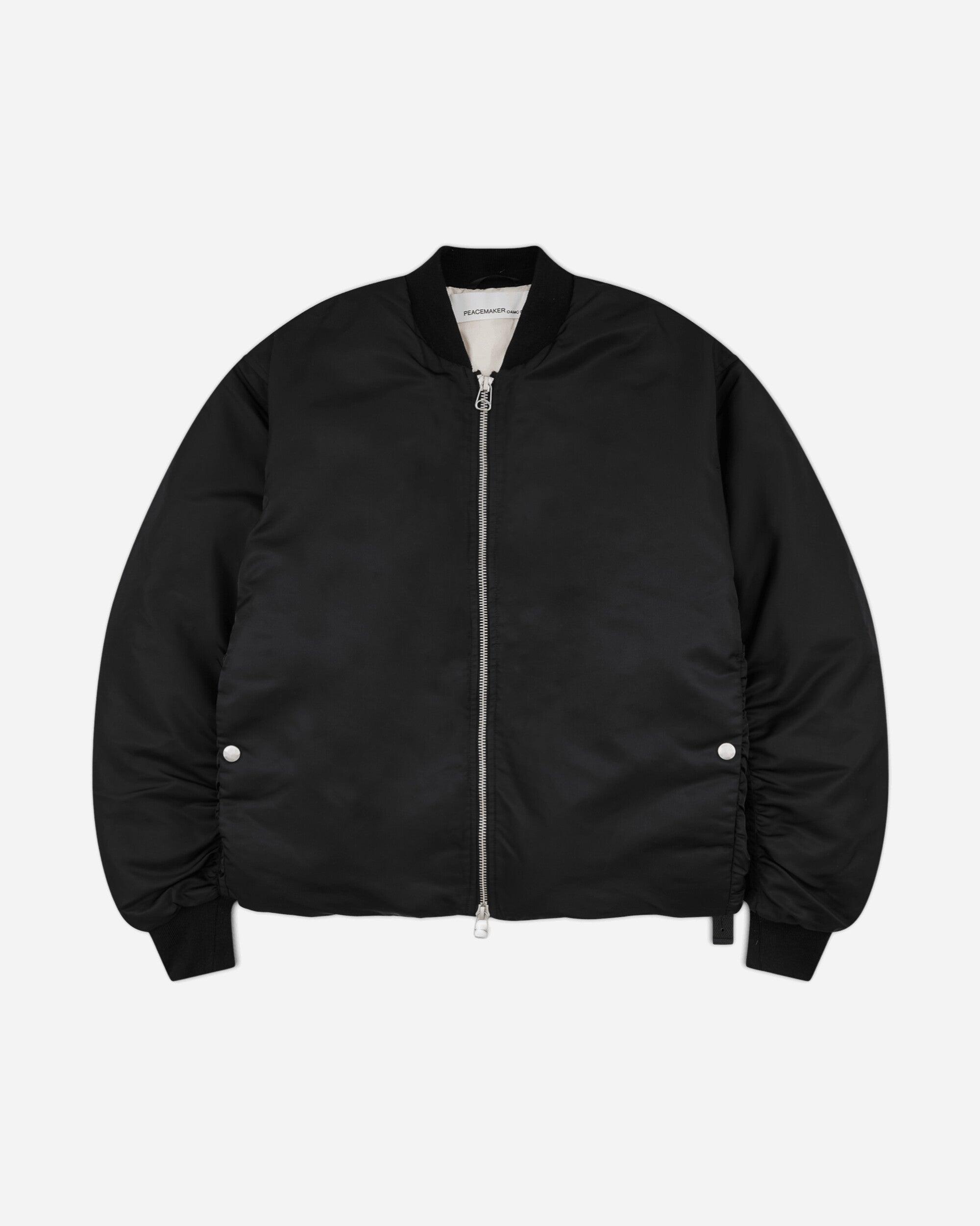 Oamc Peacemaker S Minimal Bomber Jacket in Black for Men | Lyst