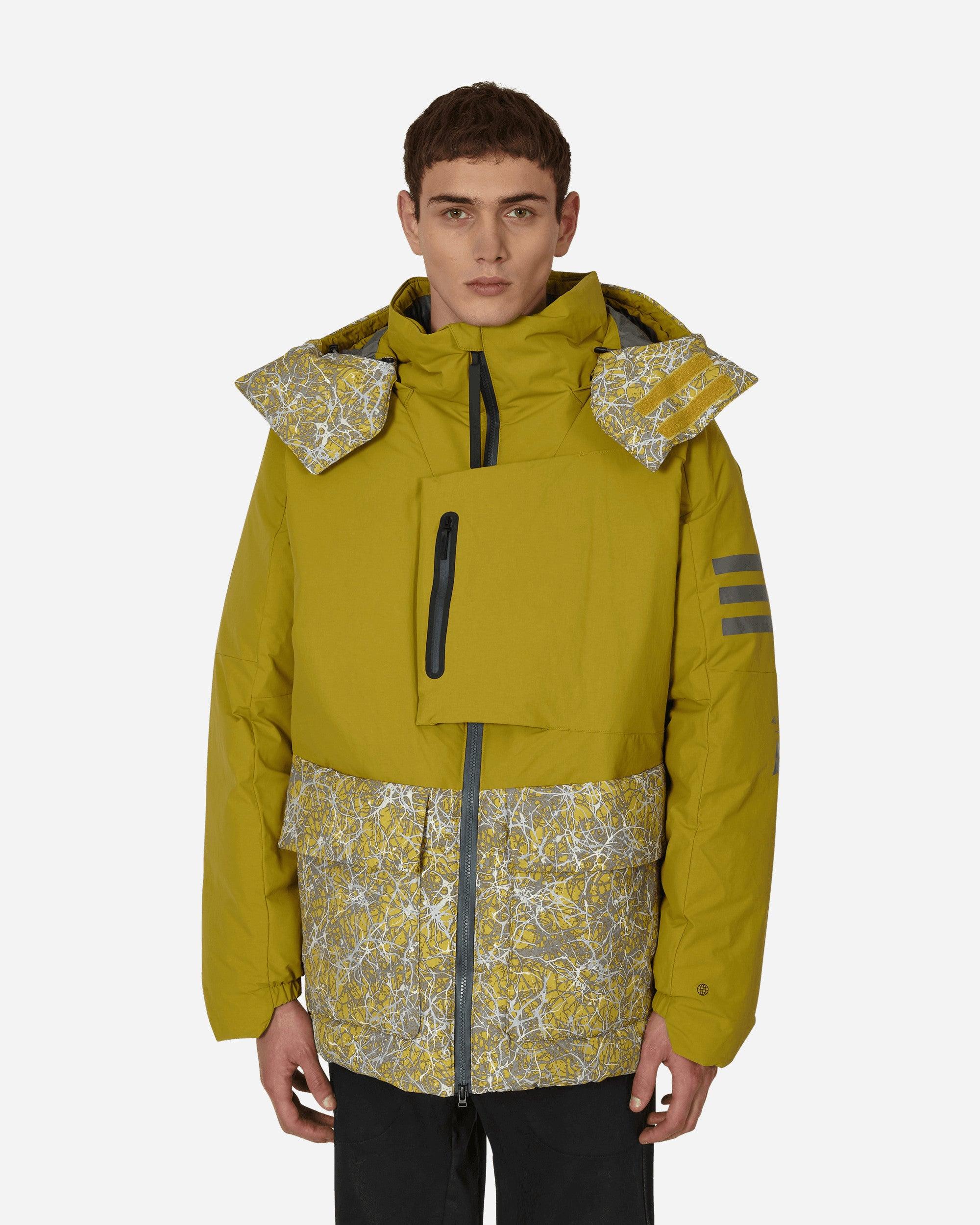 adidas Terrex X And Wander Xploric Jacket Yellow in Green for Men | Lyst