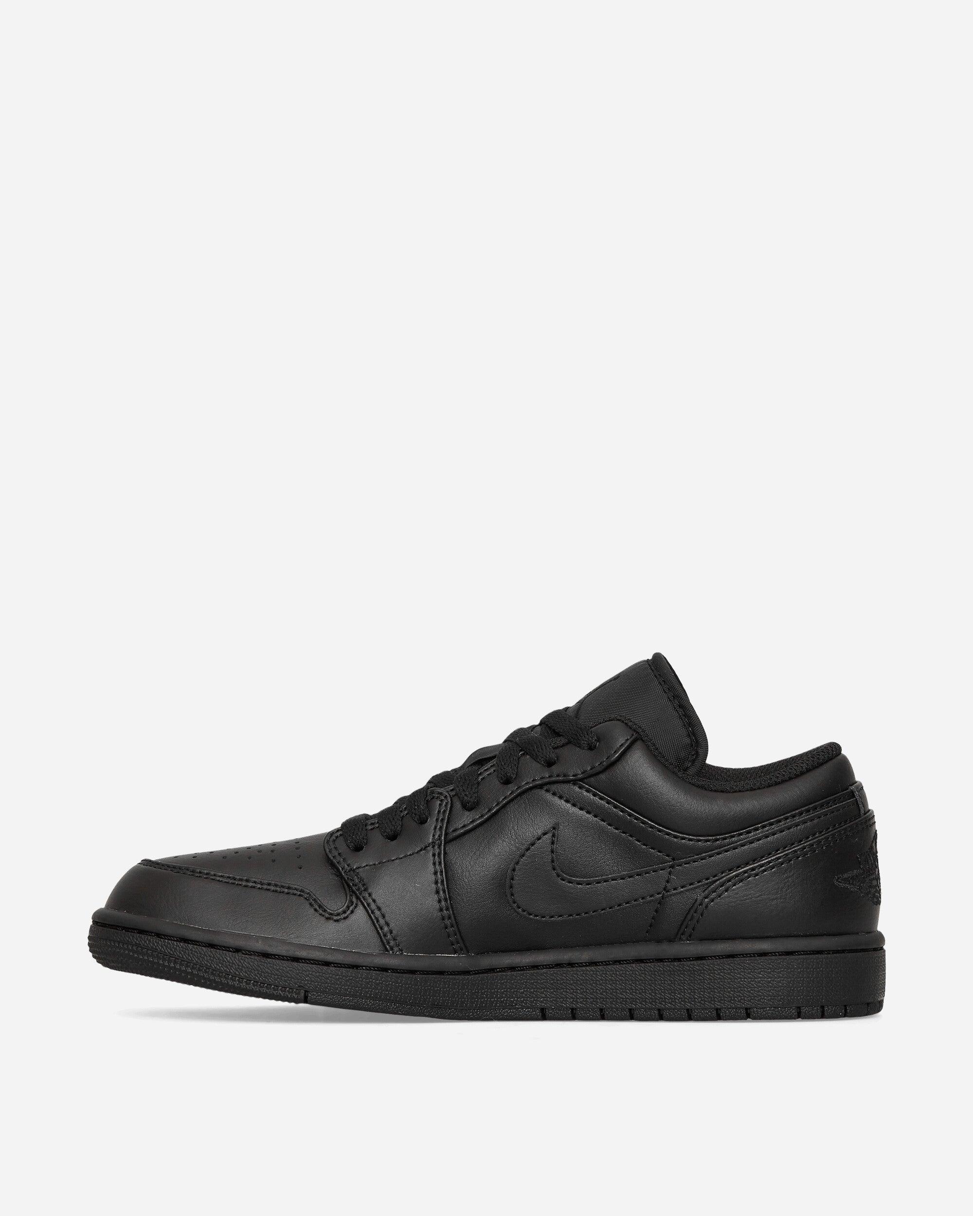 Nike Air Jordan 1 Low Sneakers Triple Black for Men | Lyst