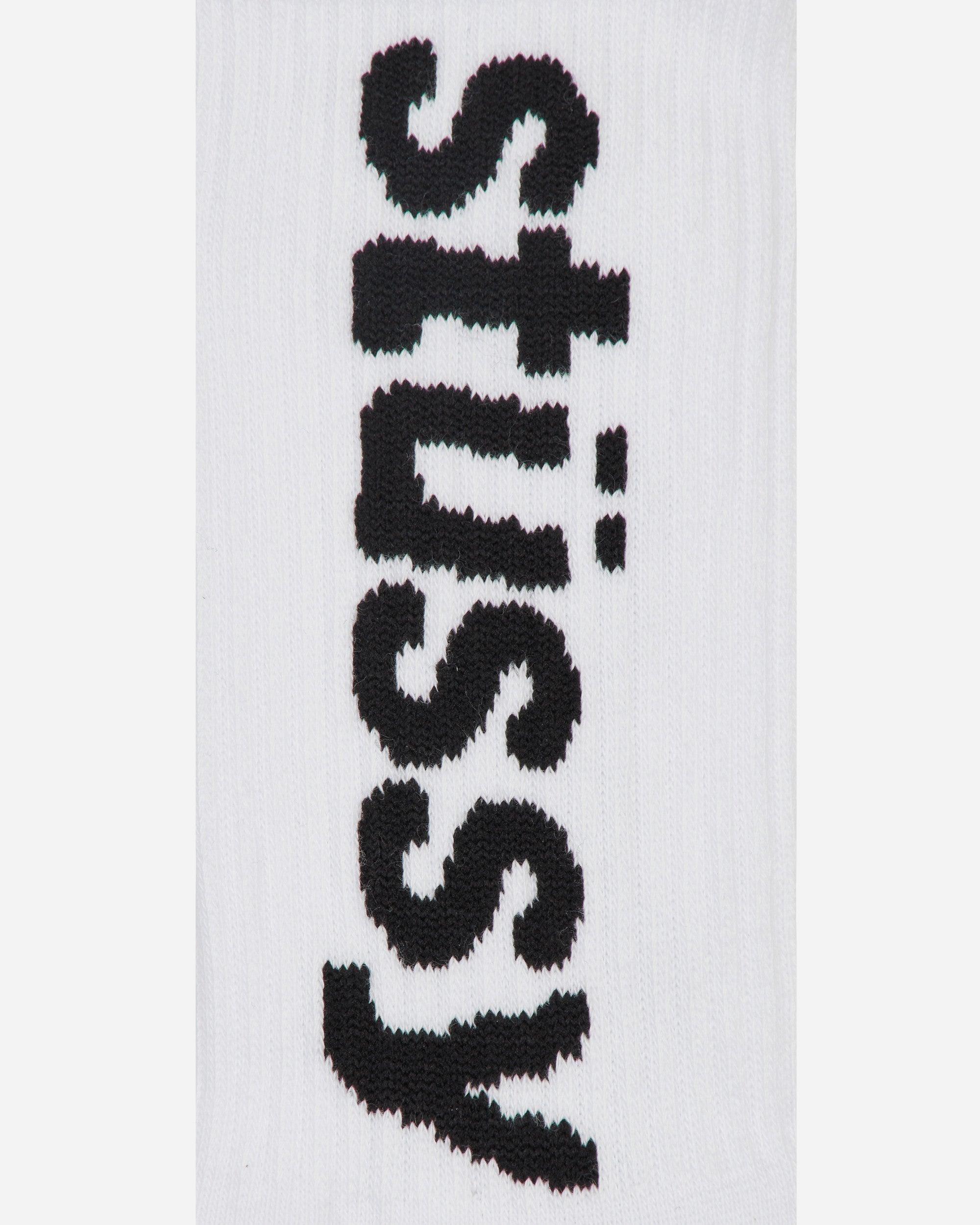 WpadcShops - Stussy Helvetica Jacquard Crew Socks - nike vapen snowboard  boots flex shoes for women