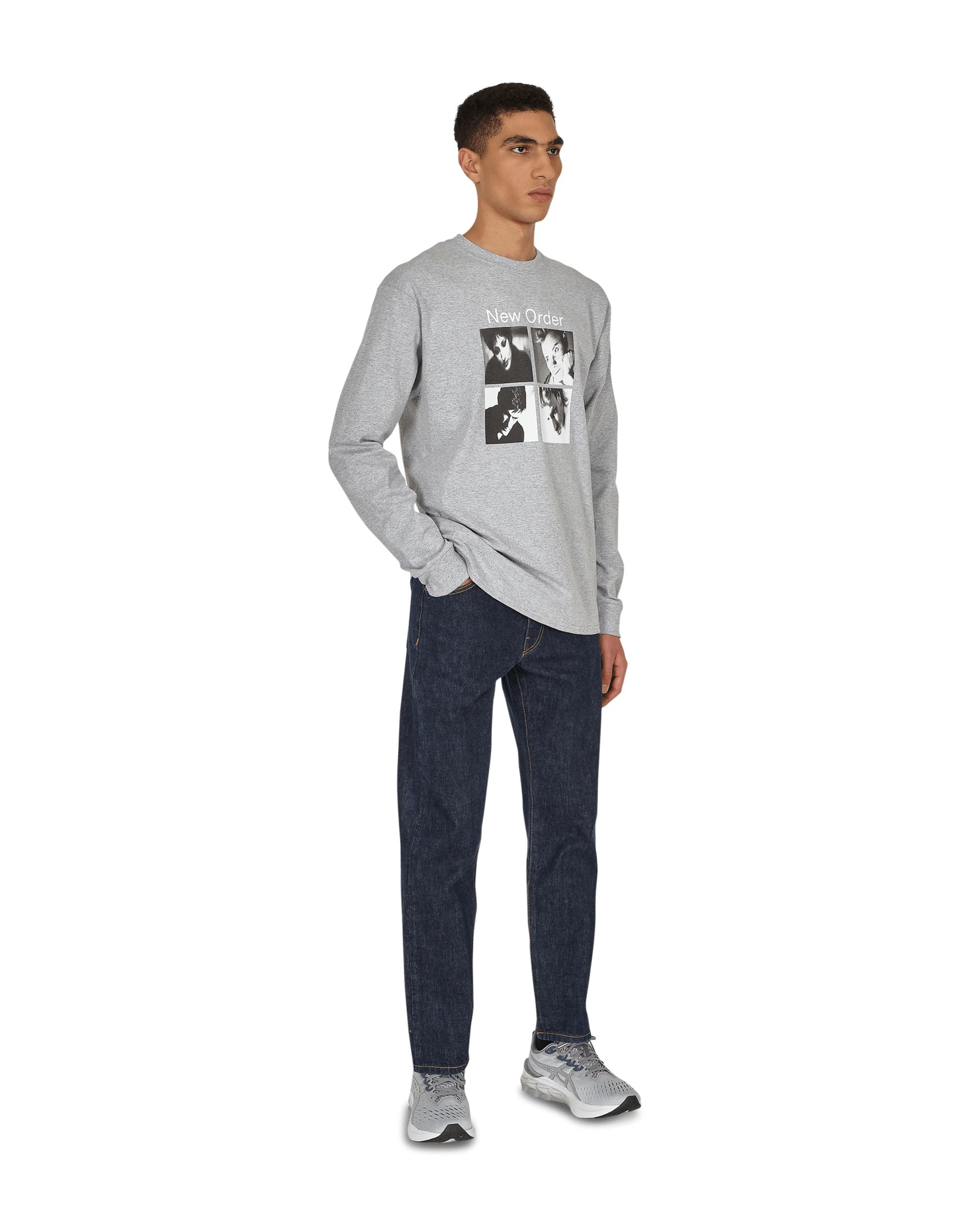 Noah Cotton New Order Low Life Longsleeve T Shirt In Gray For Men Lyst