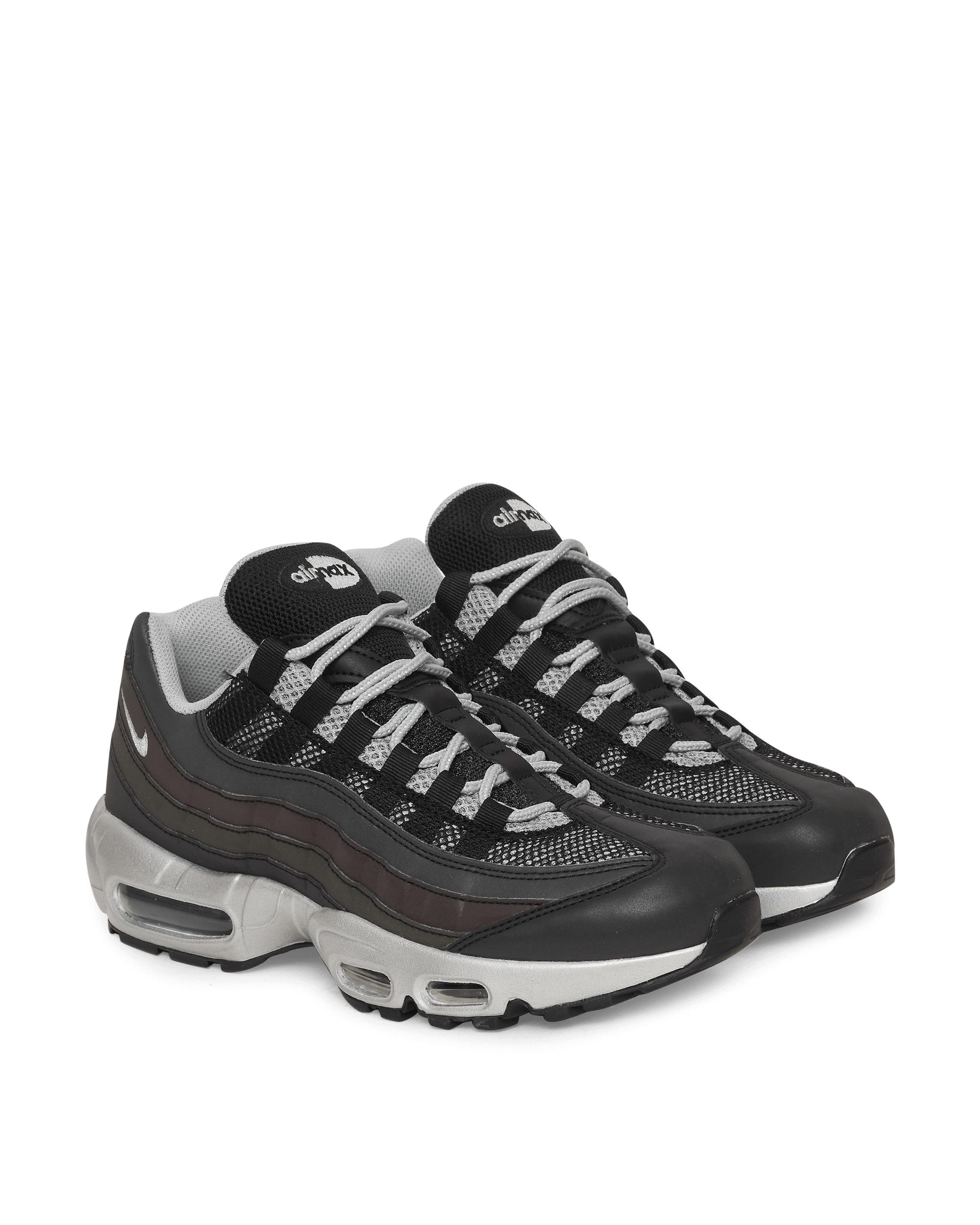Nike Synthetic Air Max 95 Premium Sneakers Black/metallic Silver 40 for Men  - Lyst