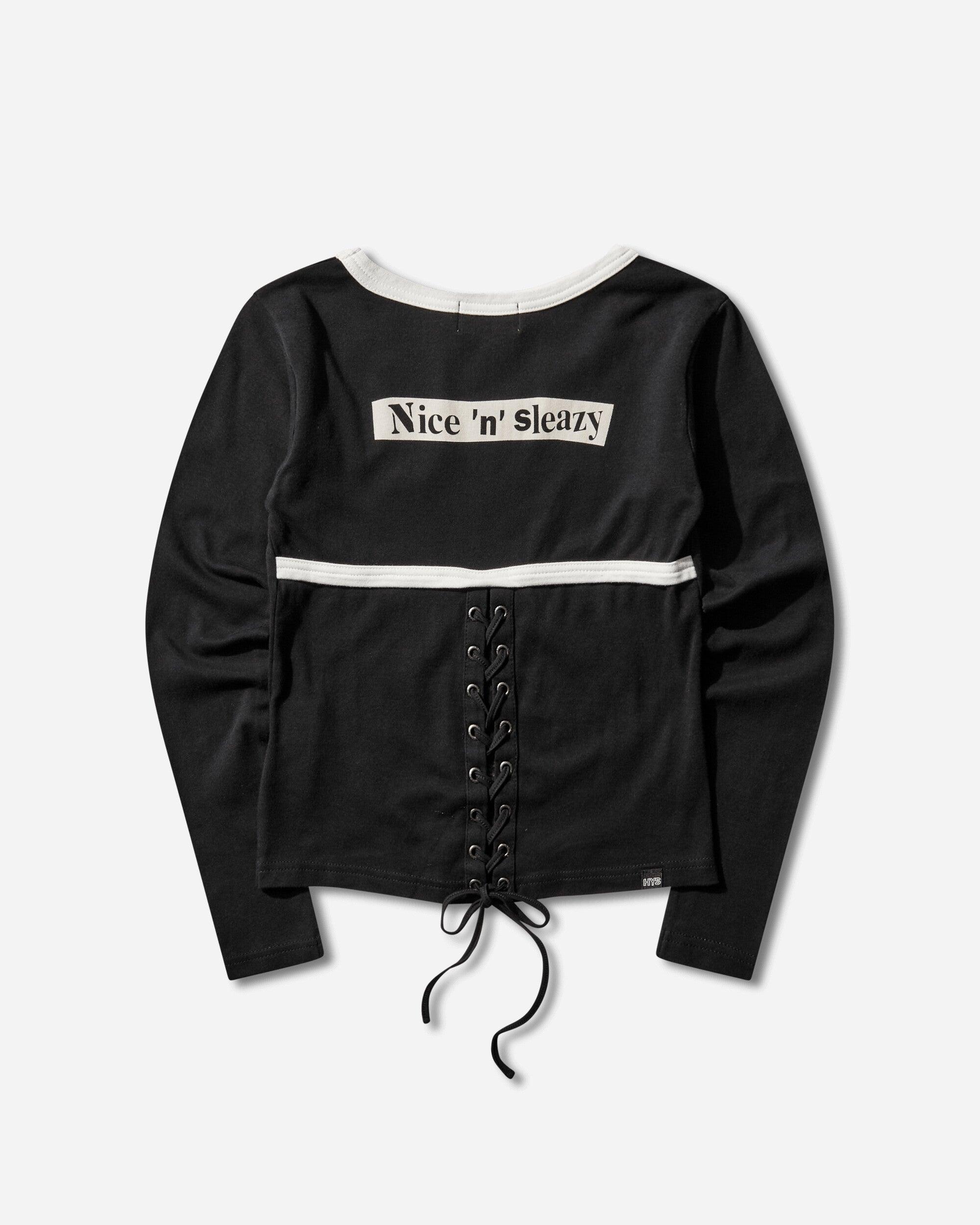 Hysteric Glamour S Bunny Girl Lace-Up Baby T-Shirt in Black | Lyst