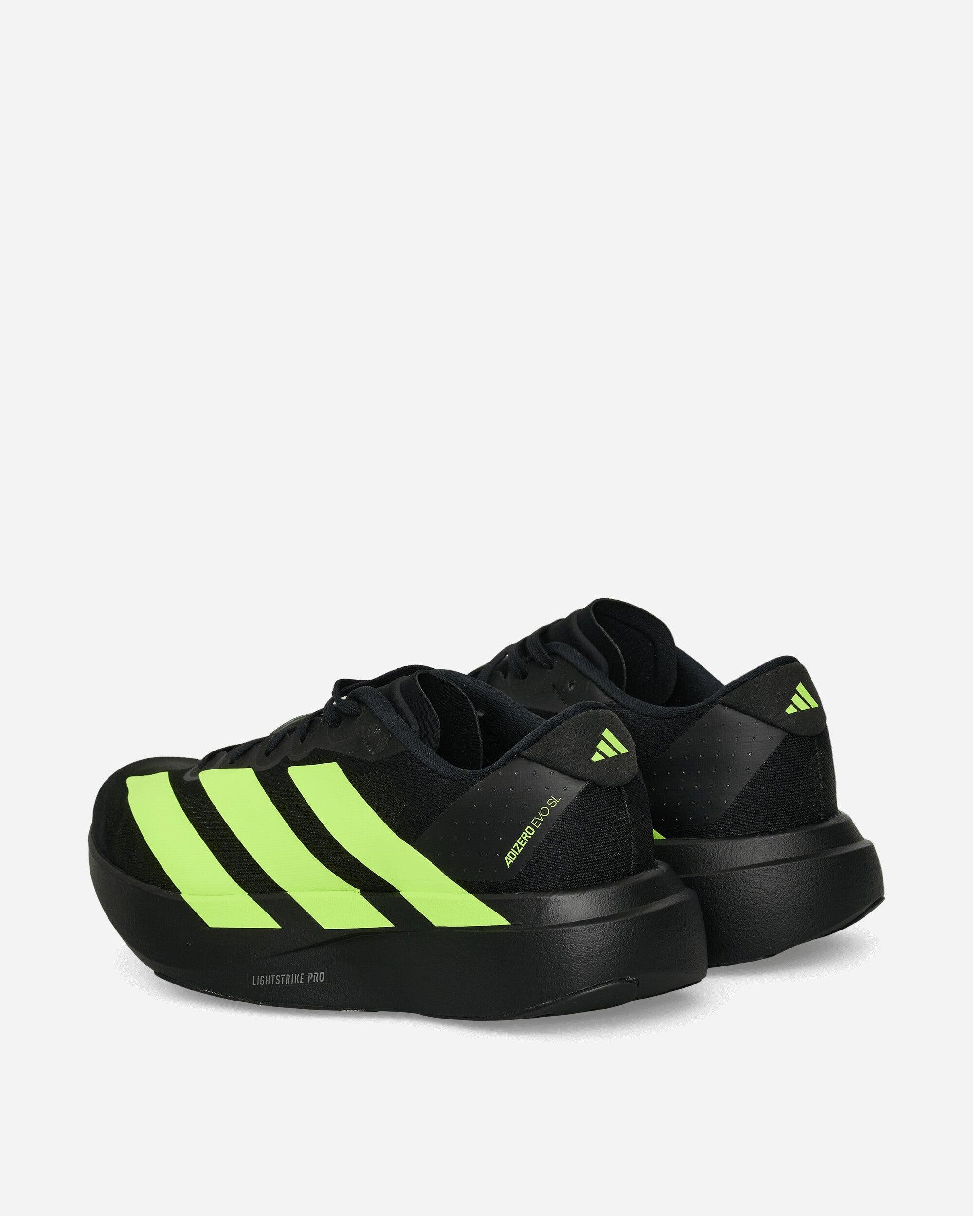 adidas Adizero Evo Sl Sneakers Core Black / Lucid Lemon in Green 