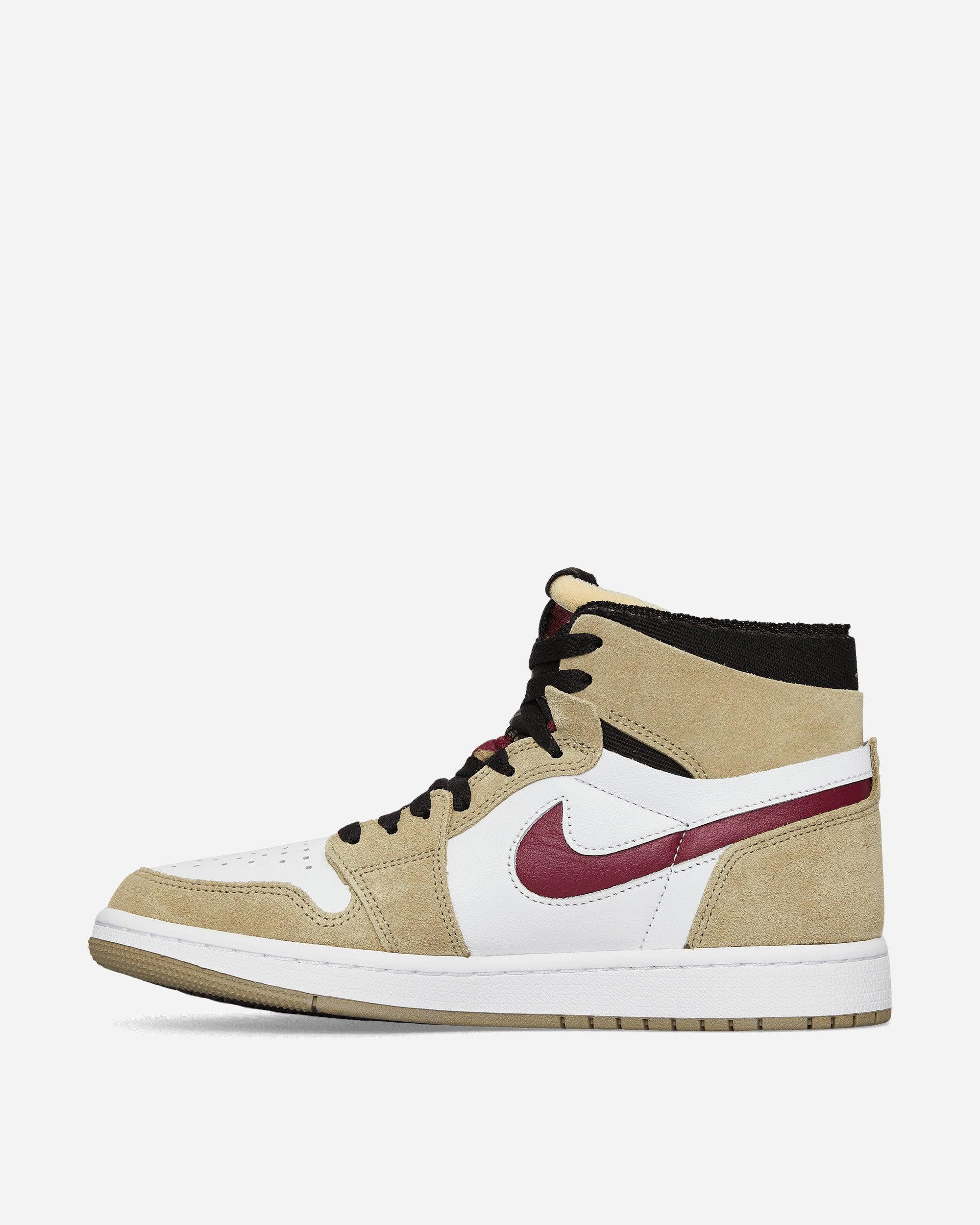 Nike Beige/Green Leather And Suede Air Jordan 1 Retro High Top