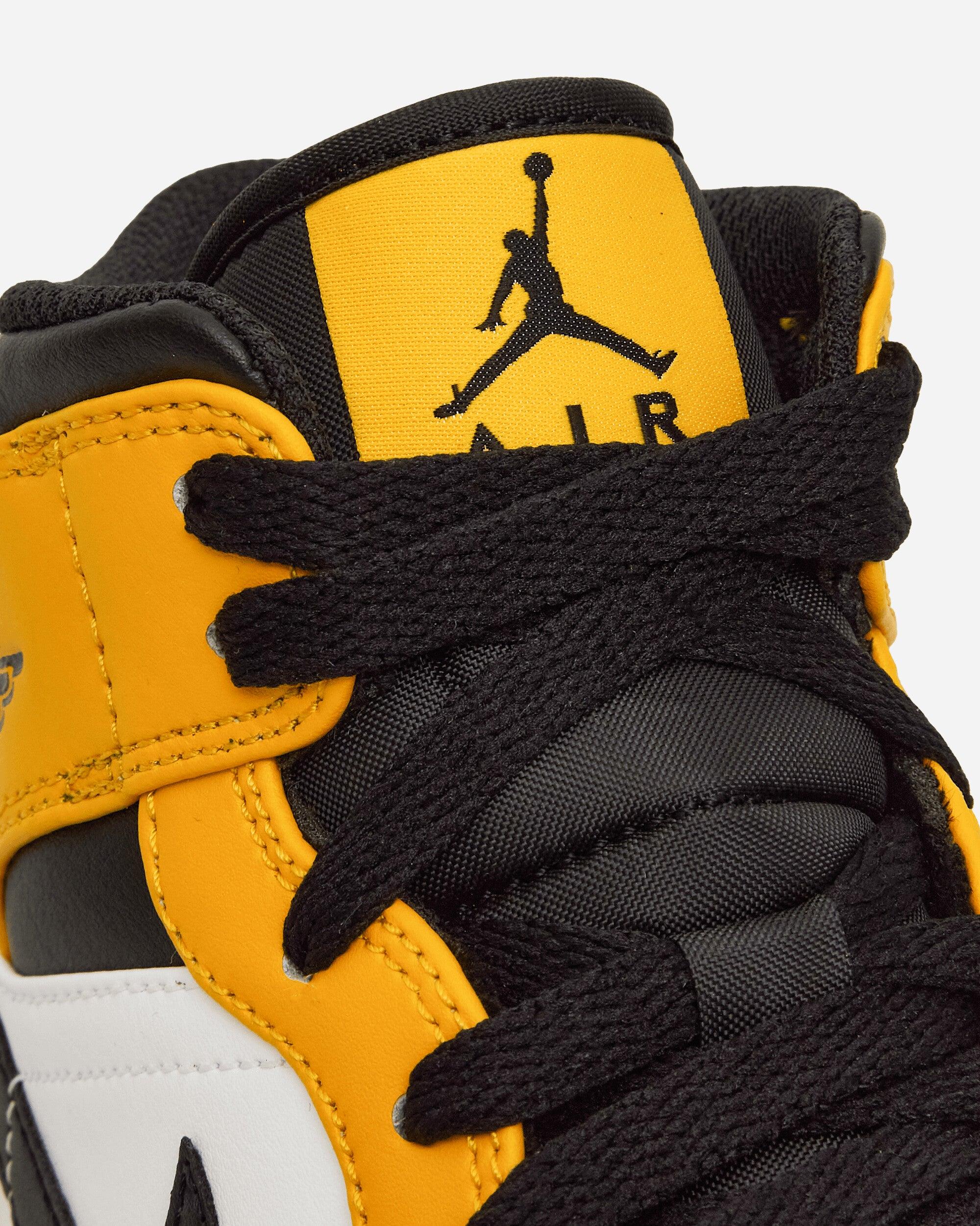 Nike Air Jordan 1 Mid Sneakers Taxi / Black in Yellow for Men | Lyst