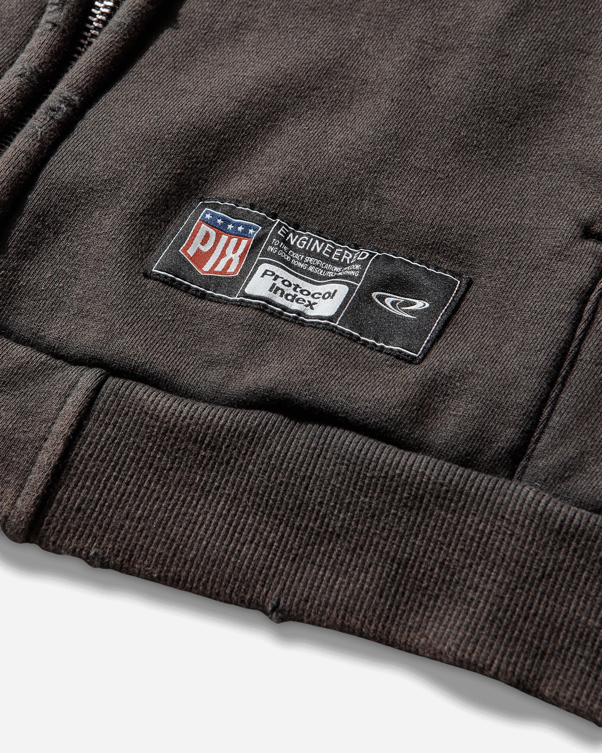 Protocol Index Men S Football Jersey Track Jacket Washed in Black
