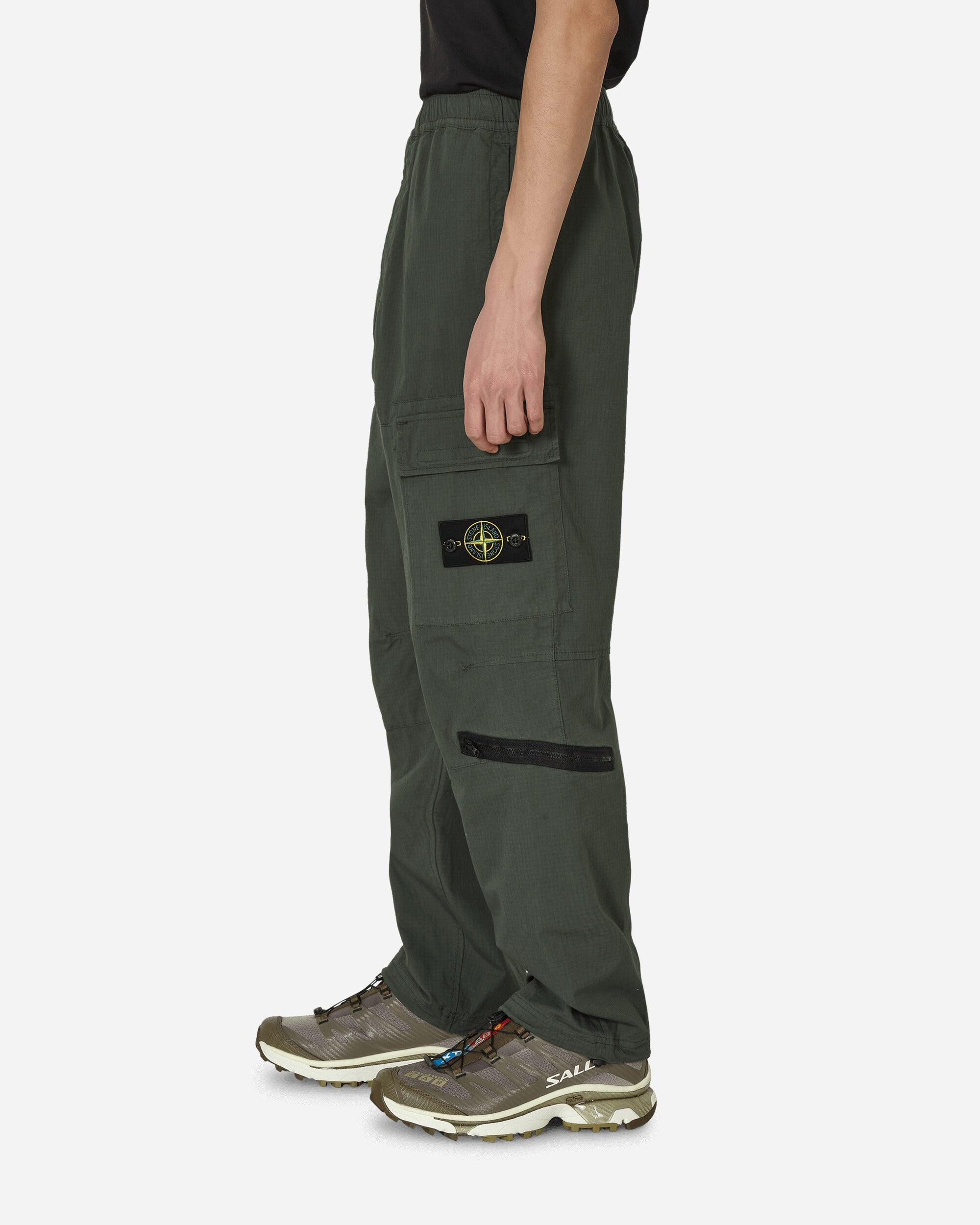 Stone Island Loose Fit Cargo Pants Musk in Green for Men Lyst UK