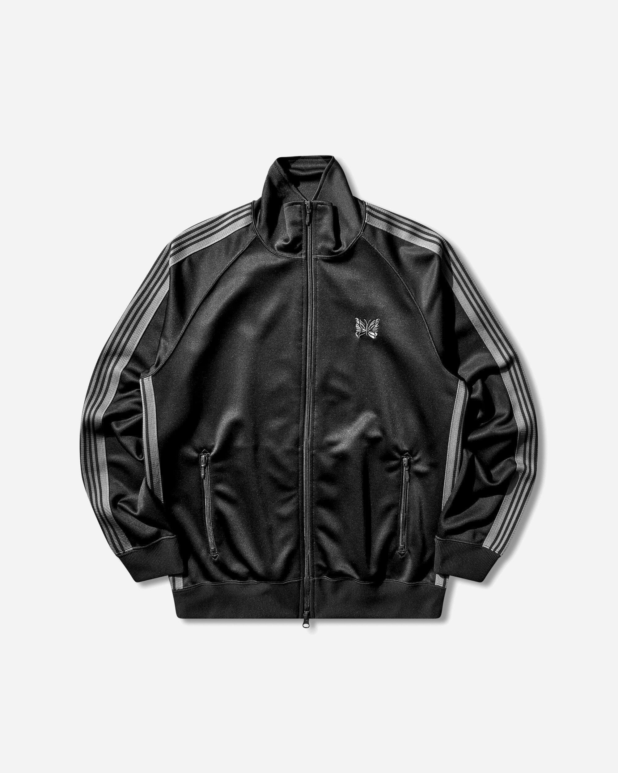 Needles Men S Poly Smooth Track Jacket Charcoal in Black for Men