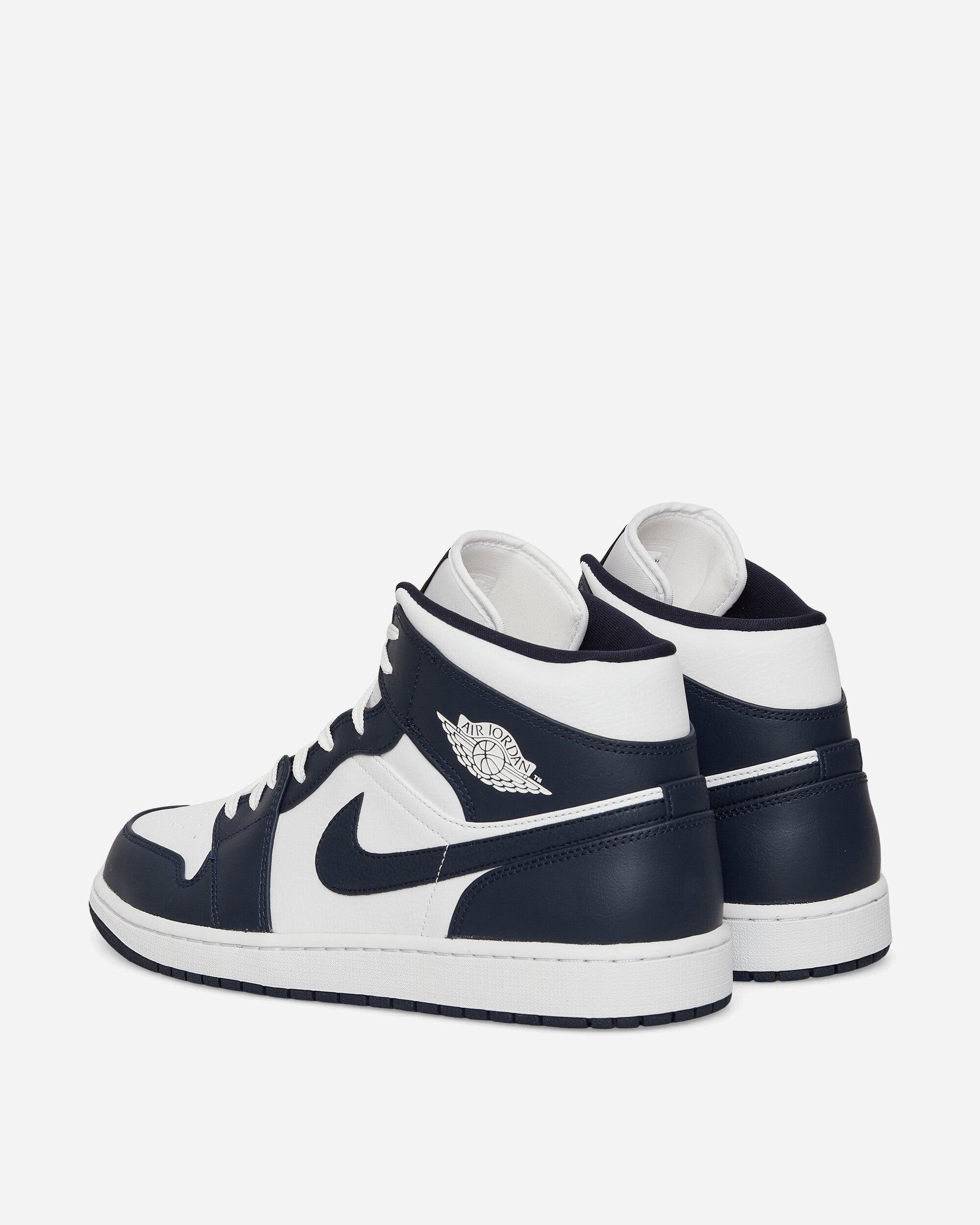 Nike Air Jordan 1 Mid Sneakers / Obsidian in White for Men | Lyst