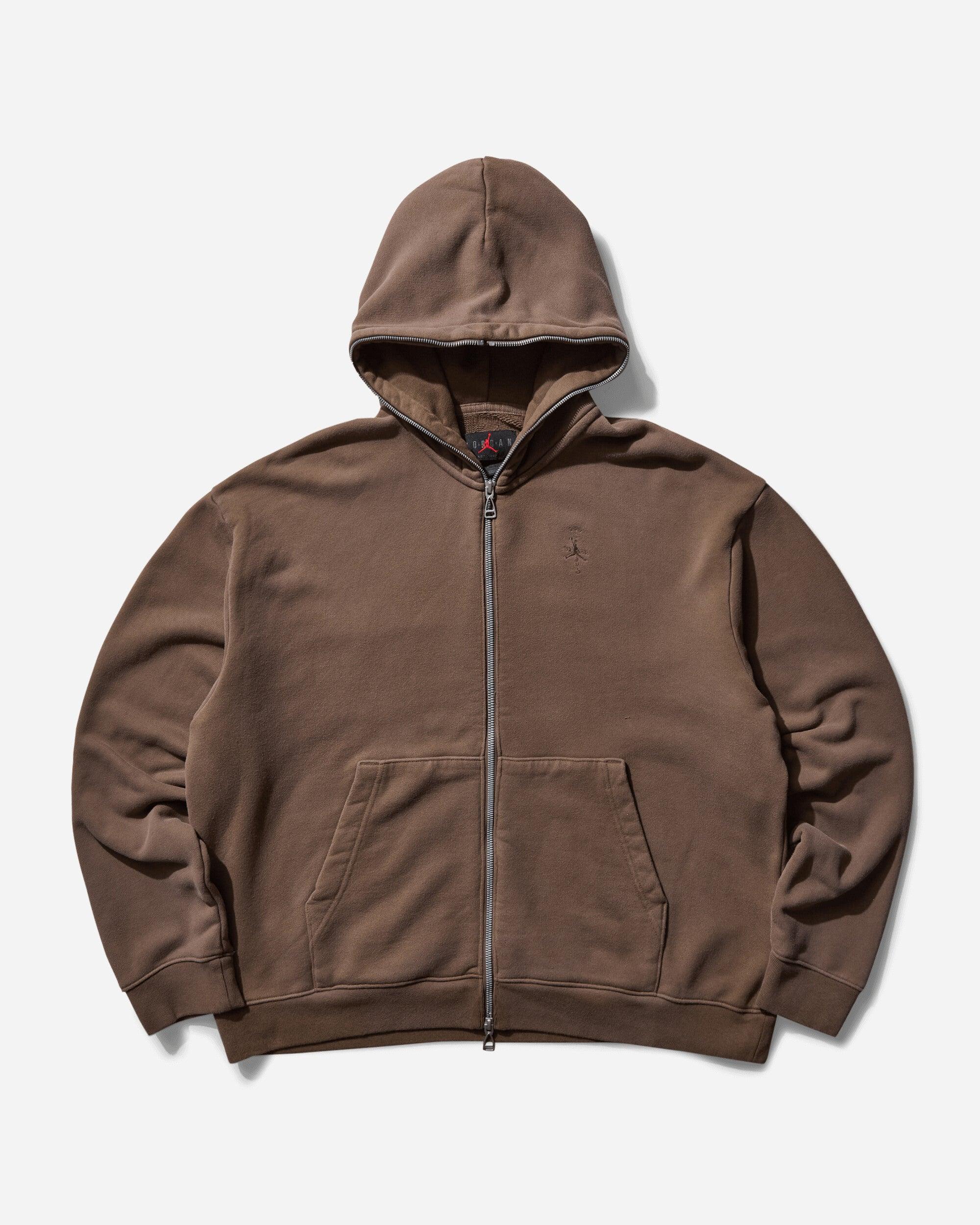 brown nike hoodie zip up